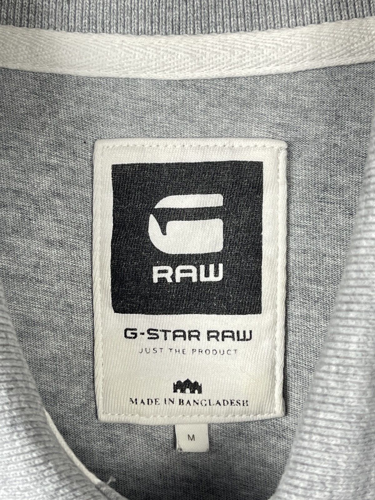 G-Star G-Star Raw Slim Fit Grey Marhs Polo T-Shirt Men’s Size M Size US M / EU 48-50 / 2 - 7 Thumbnail