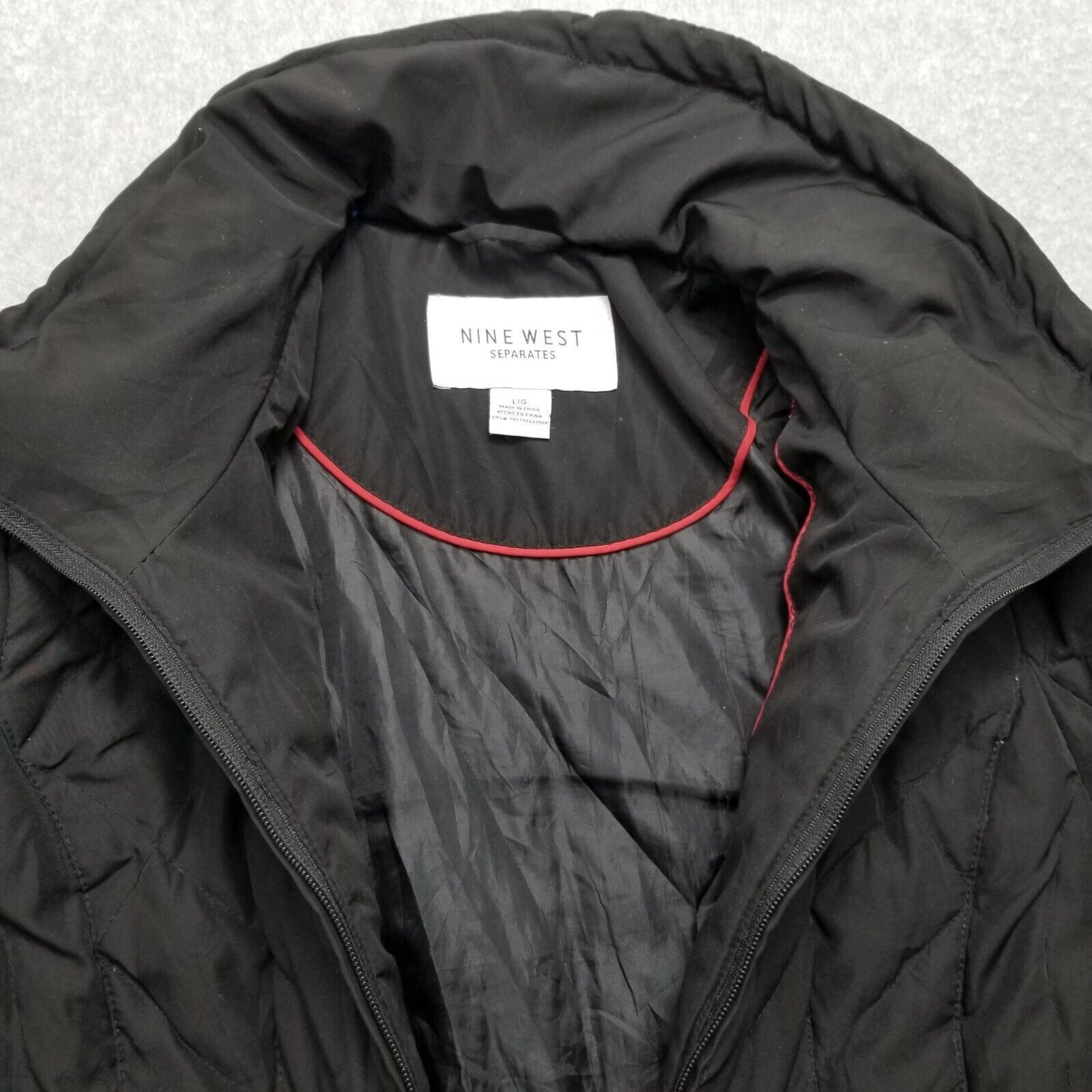 Nine West Nine West Puffer Jacket Womens Large Zip Pockets Duck Down Size L / US 10 / IT 46 - 5 Thumbnail