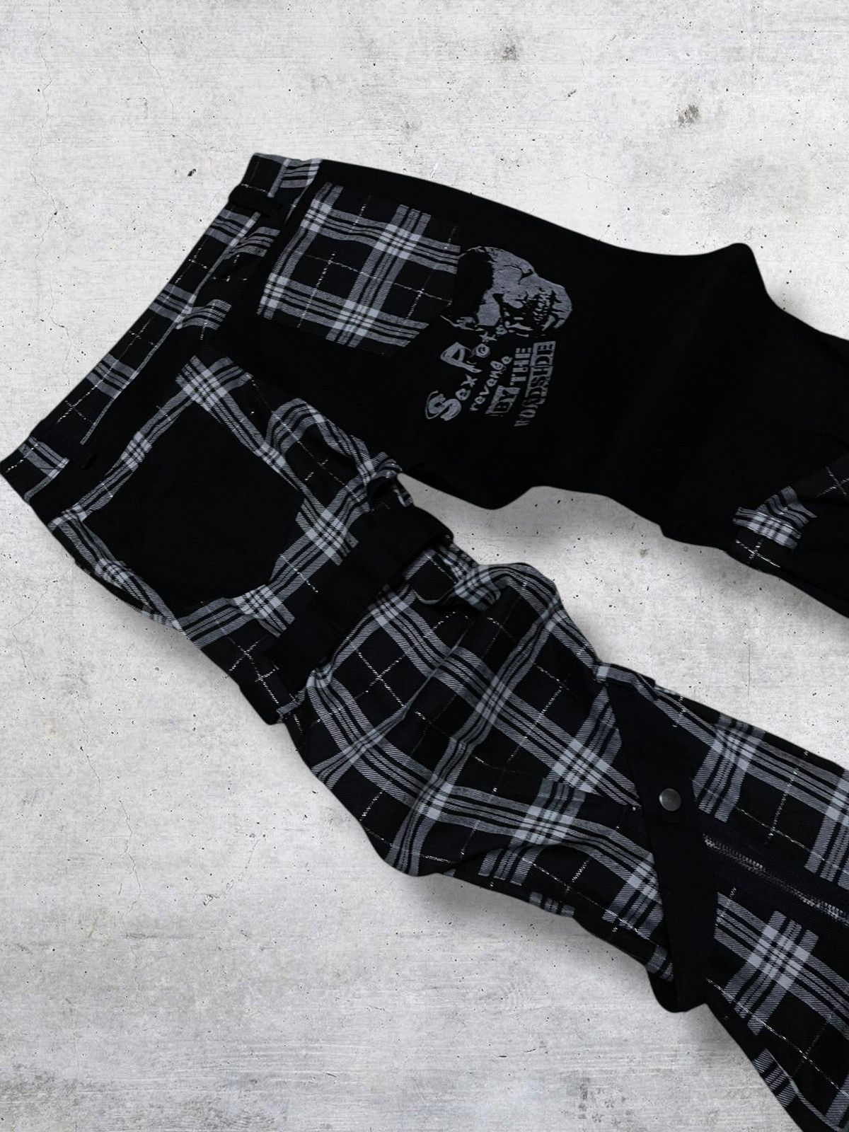 Hysteric Glamour VINTAGE SEX PORT JAPAN DESIGNER 90S BONDAGE PUNK DIVISION OG Size US 29 - 16 Thumbnail