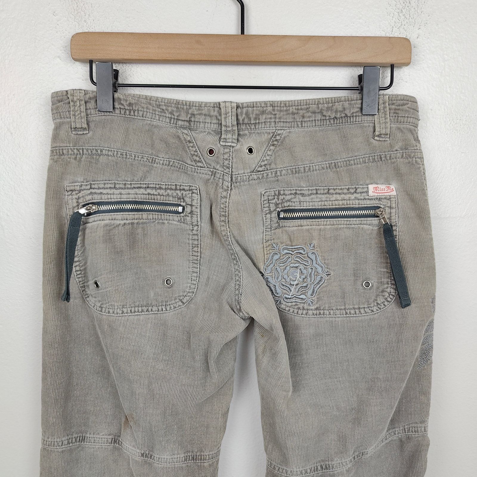 Other Vintage Y2K Miss Me Corduroy Rave Pants Womens Small Size 27" / US 4 / IT 40 - 8 Thumbnail