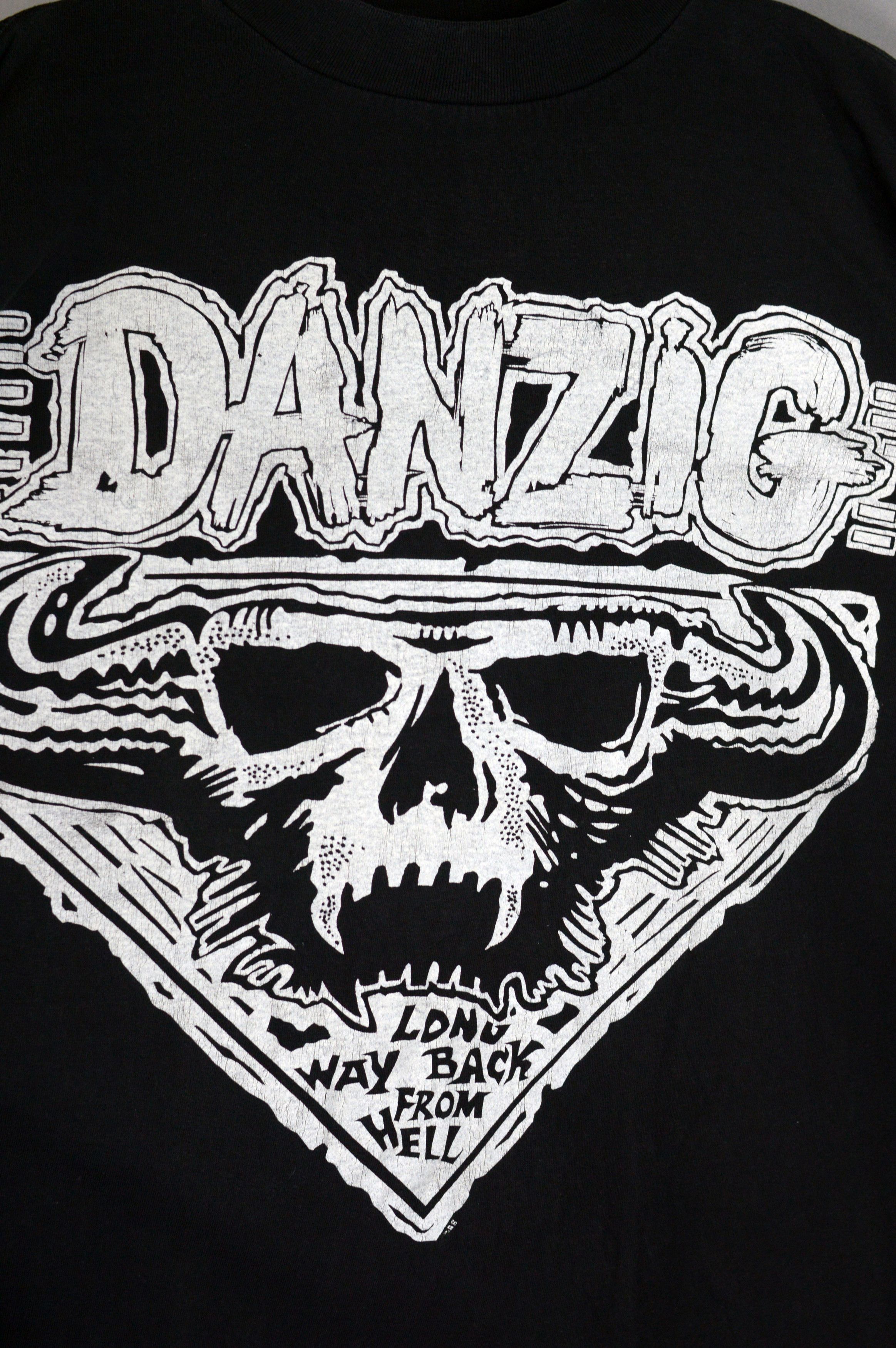 Band Tees Danzig Long Way Back From Hell 1990 t shirt Size US XL / EU 56 / 4 - 5 Thumbnail