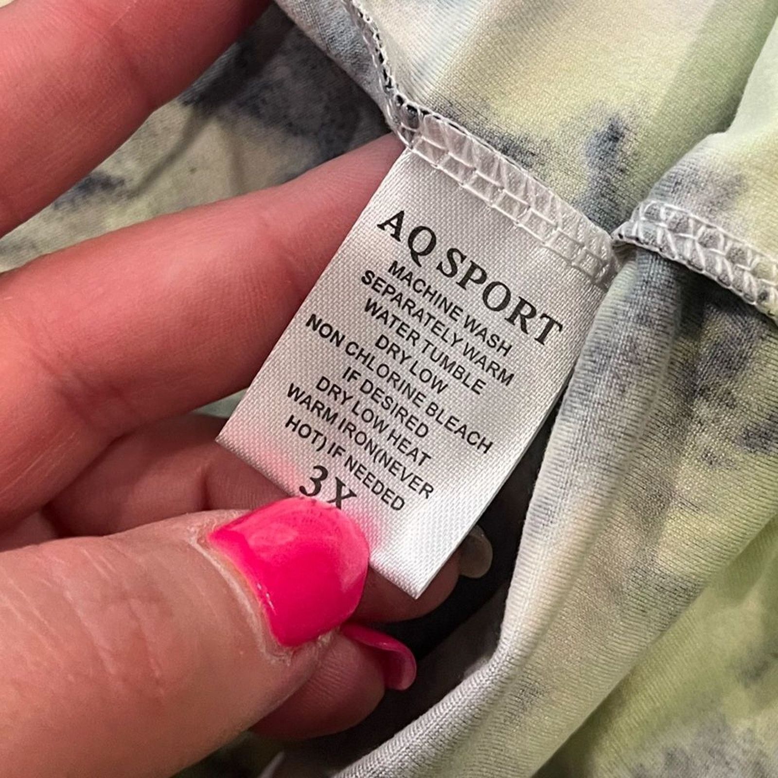 Other NWOT AQ Sport Yellow Black Tie Dye Athletic Size 40" / US 18 - 3 Thumbnail