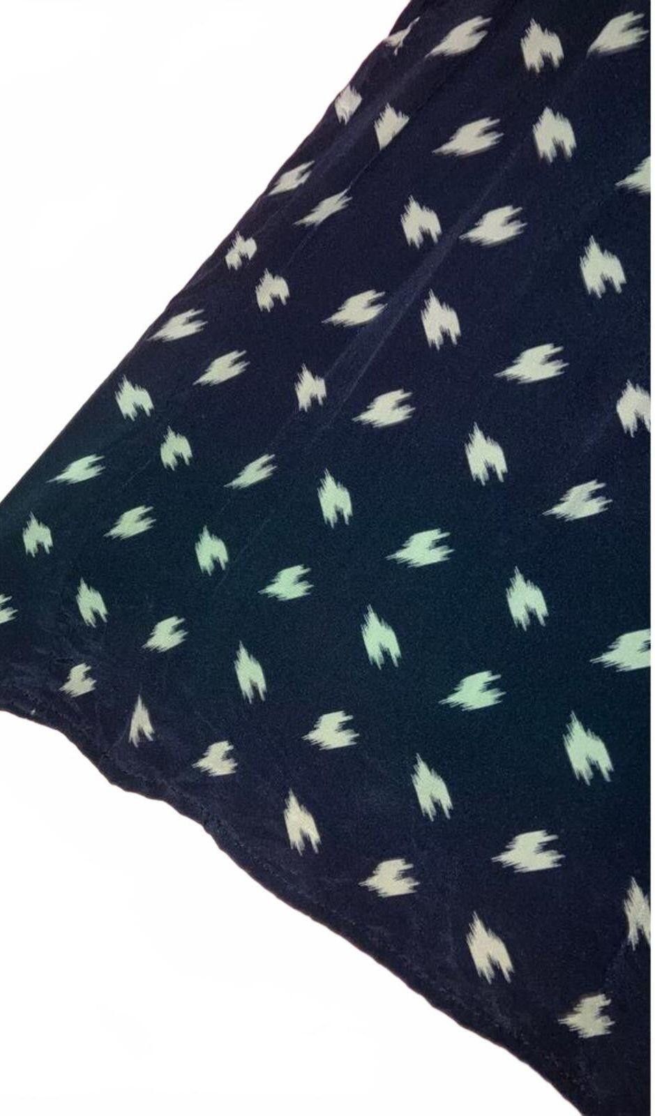 Other Cynthia Rowley Silk Tank Top Blouse Women's Small Blue Boho Size S / US 4 / IT 40 - 3 Thumbnail