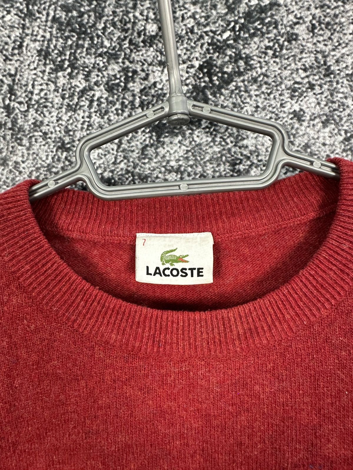 Lacoste Men’s Lacoste Wool Sweater Pullover Vintage Size 7 (XXL) Size US XXL / EU 58 / 5 - 6 Thumbnail