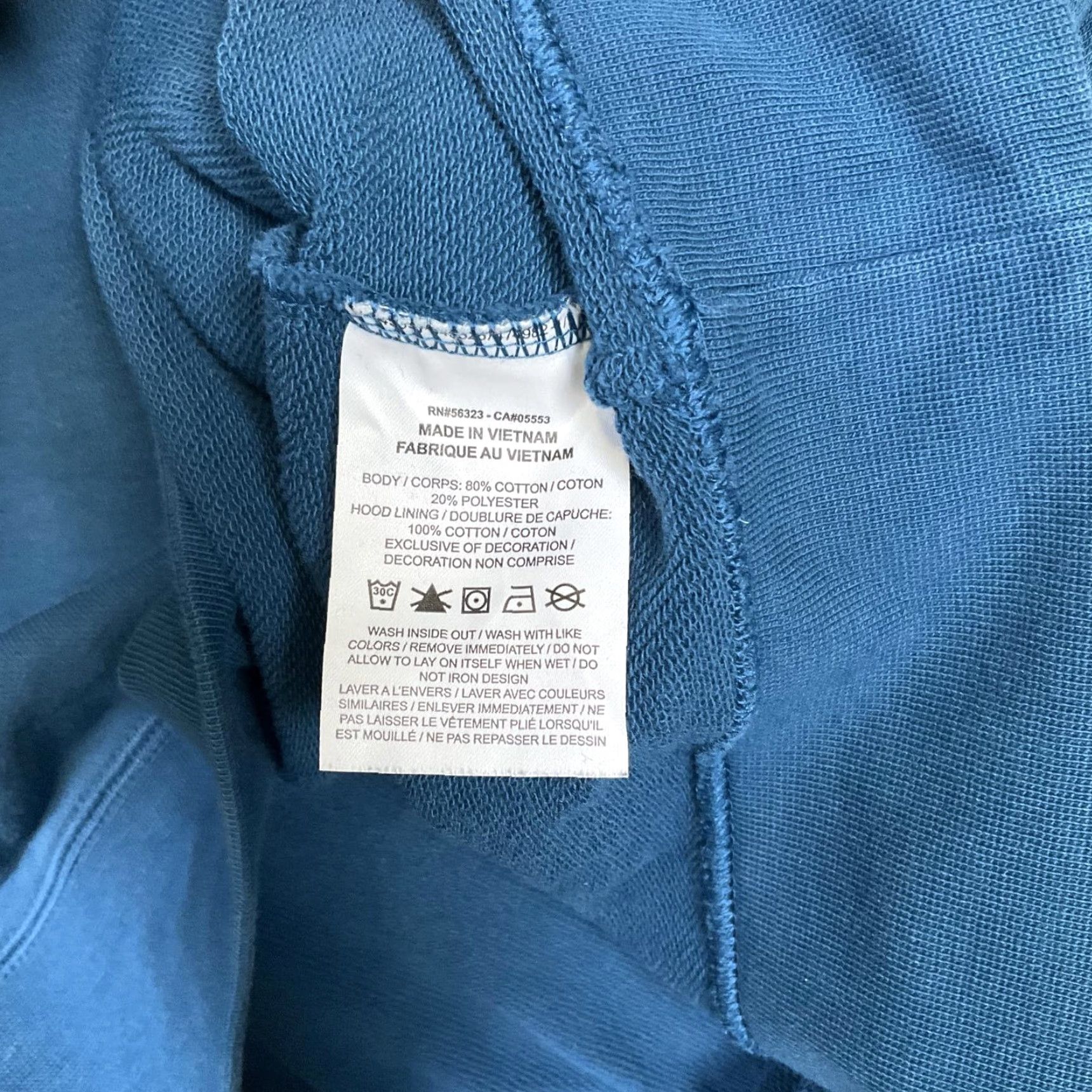 Nike Nike Hoodie Mens XL Blue Swoosh Goddess of Victory International Sweatshirt Size US XL / EU 56 / 4 - 4 Thumbnail