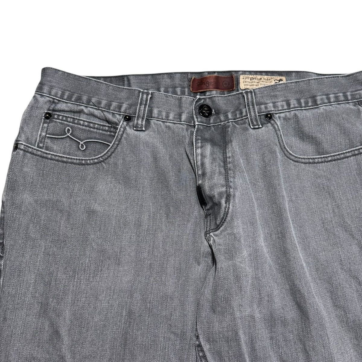 LRG LRG Gray Light Wash Cotton Jeans Men’s 35x31 Size US 35 - 5 Thumbnail