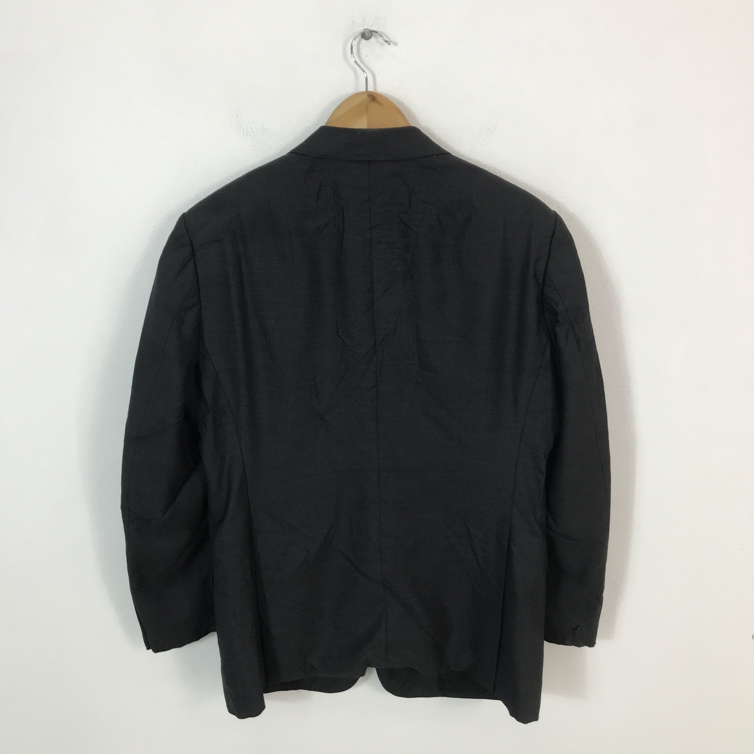 Giorgio Armani Giorgio Armani black Blazer jacket Size US L / EU 52-54 / 3 - 3 Thumbnail