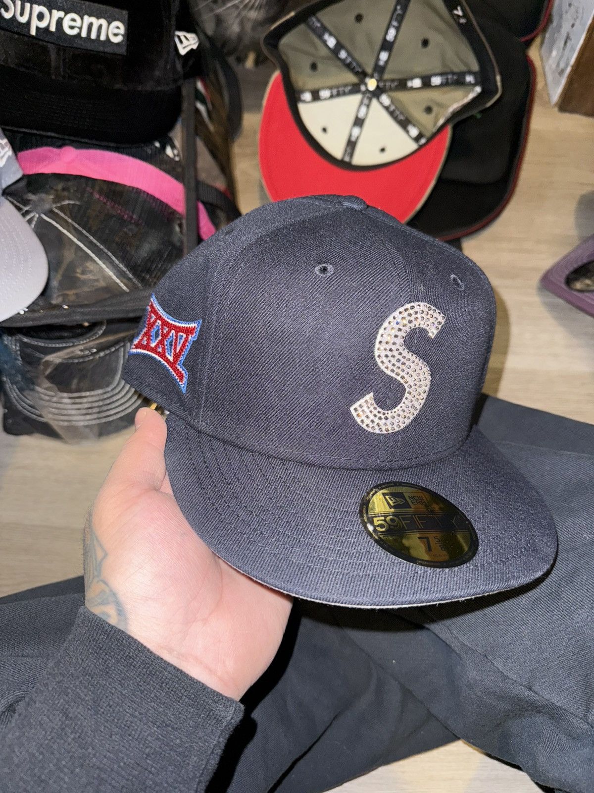 Supreme Fitted 7 5 8 | Grailed