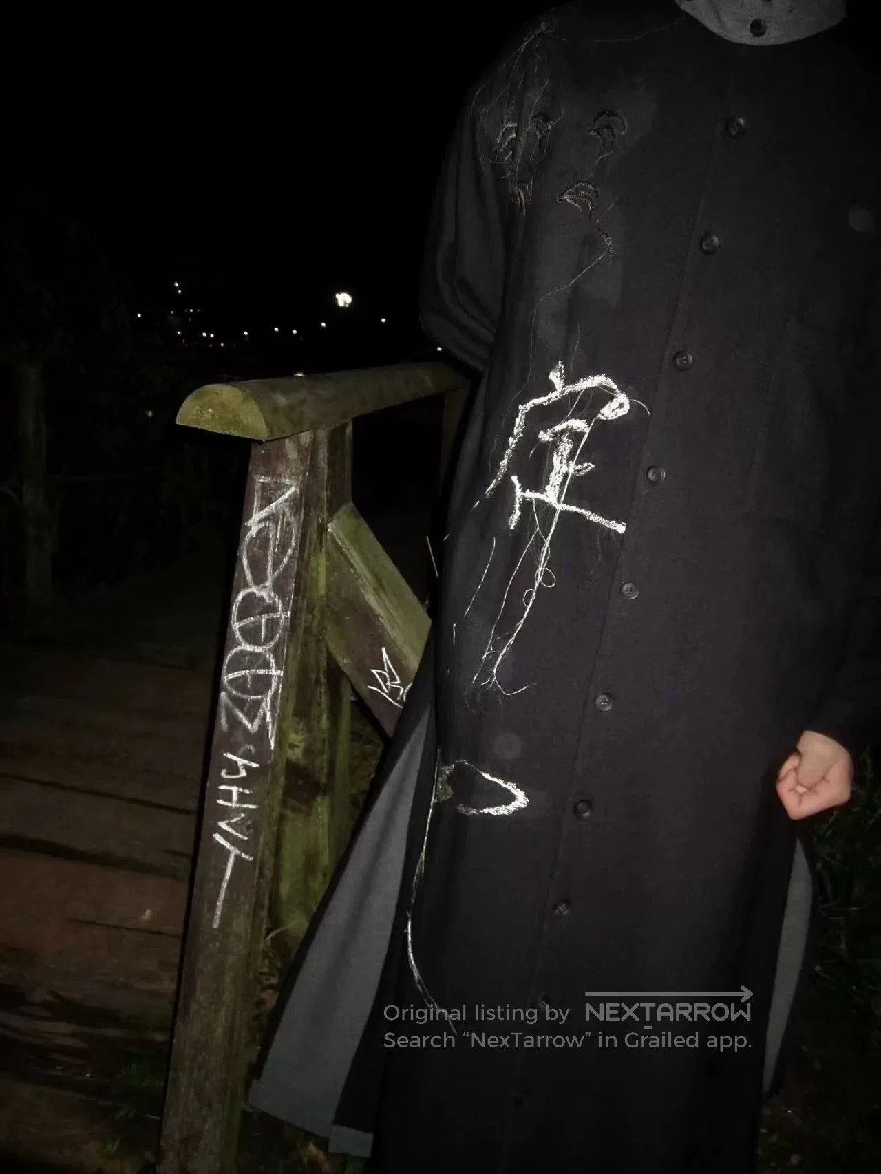 Yohji Yamamoto Yohji Yamamoto 19AW Fringe Coat. Size US XXL / EU 58 / 5 - 7 Thumbnail