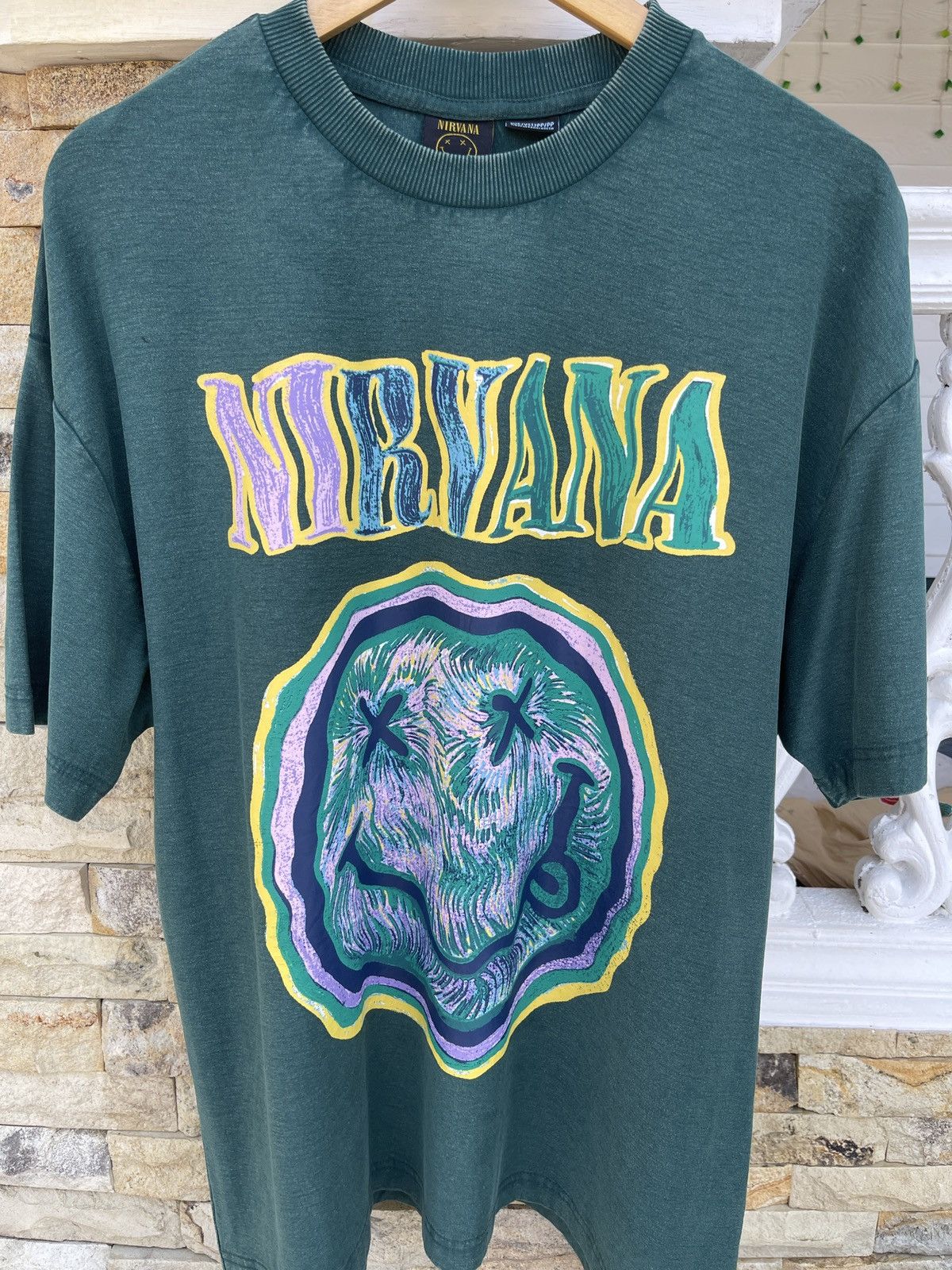 Band Tees × Nirvana × Vintage Last Drop🔥Rare🔥Vintage NIRVANA Band T-Shirt Size US XL / EU 56 / 4 - 1 Thumbnail