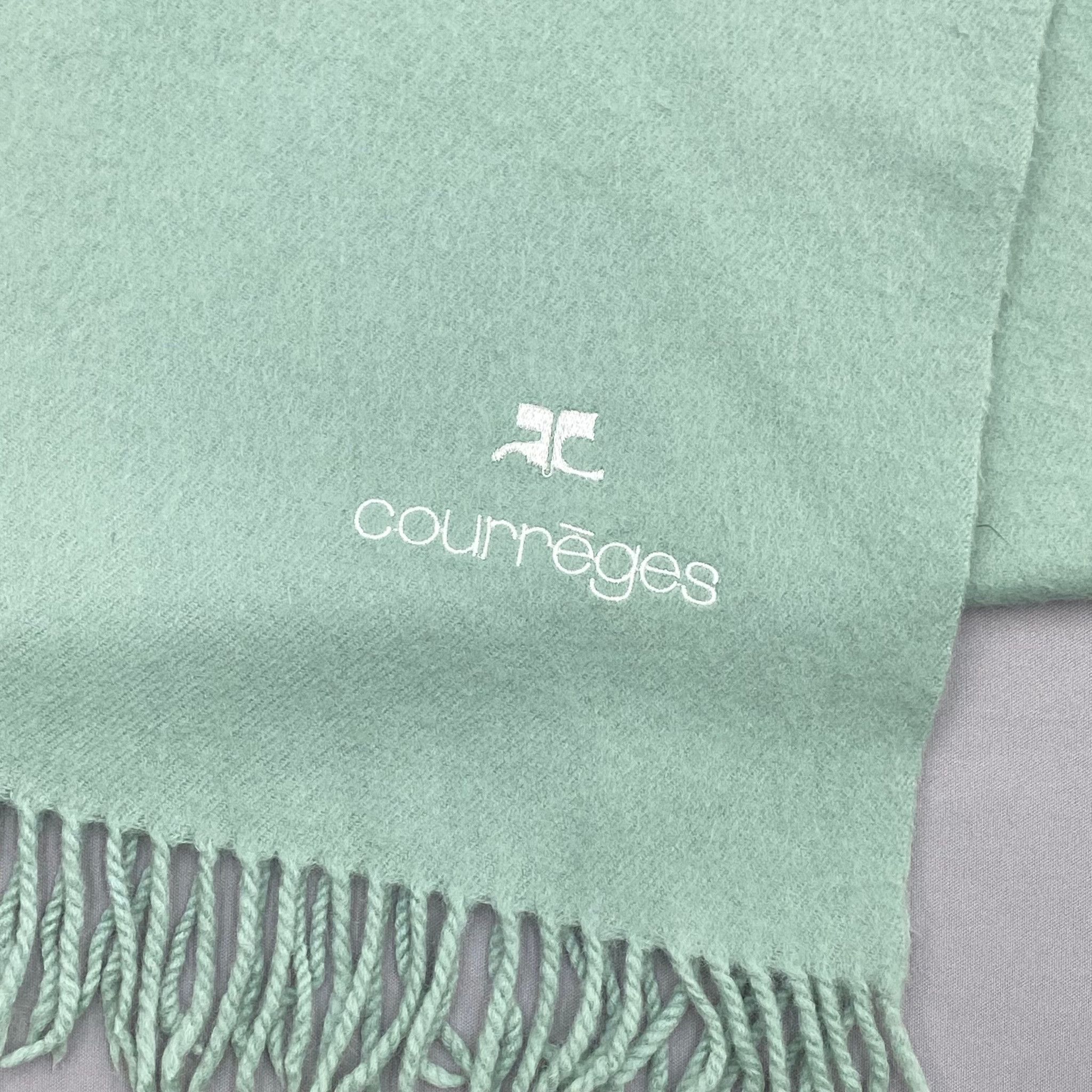 Courreges Vintage Courreges Scarf Muffler Wool Winter Scarves Size ONE SIZE - 4 Thumbnail