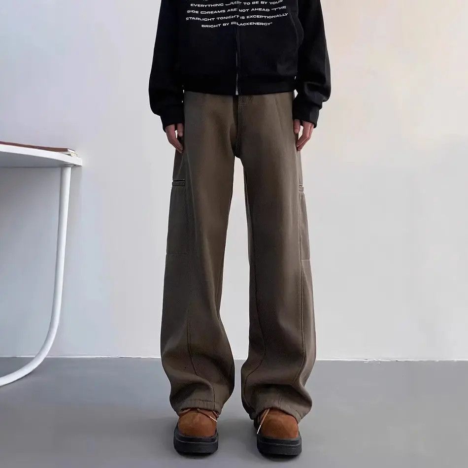 Japanese Brand × Jean Retro loose wide leg high street jeans Size US 32 / EU 48 - 2 Thumbnail