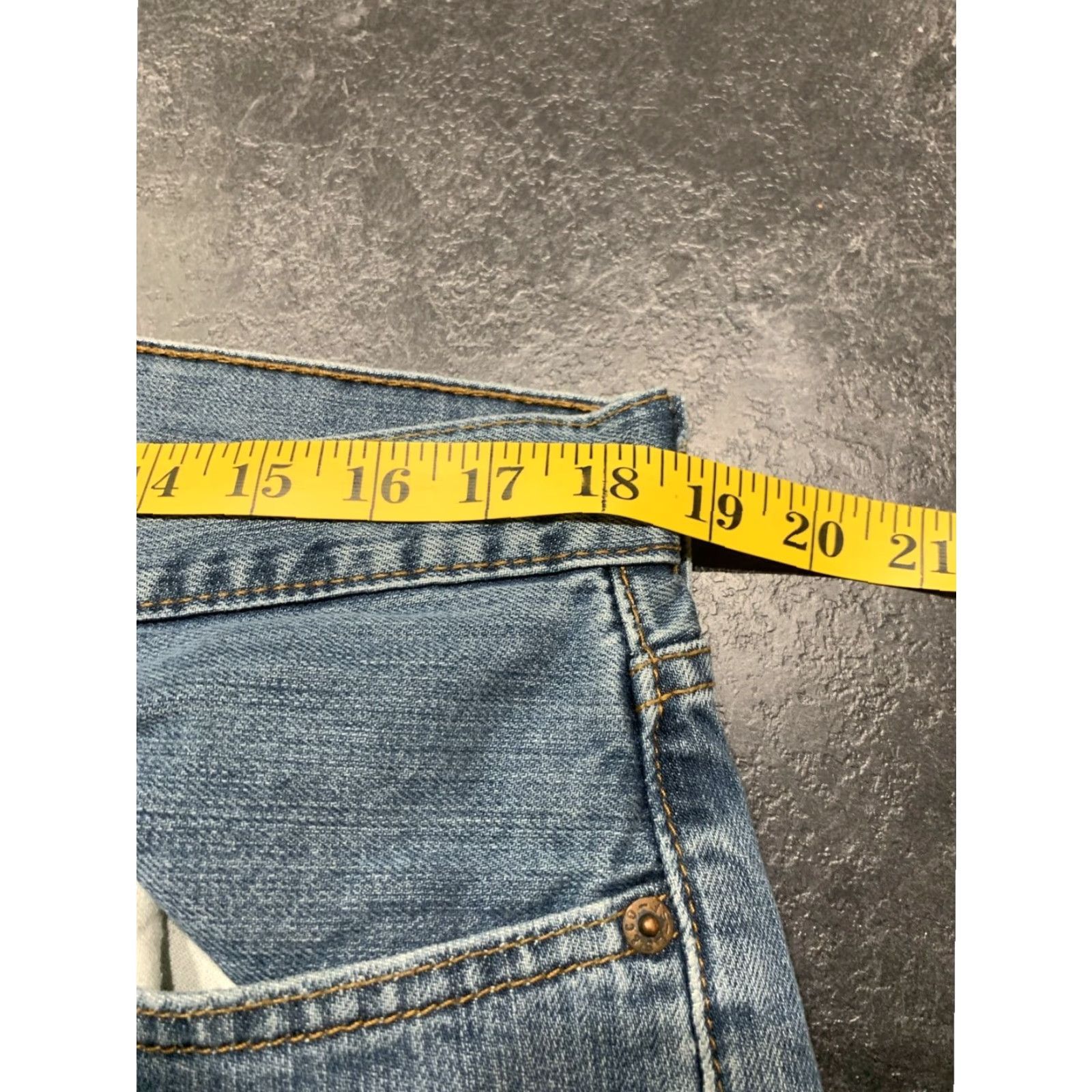 Levi's Levis 559 Mens Relaxed Straight Leg Jeans Blue Cotton Medium Wash Size US 36 / EU 52 - 7 Thumbnail