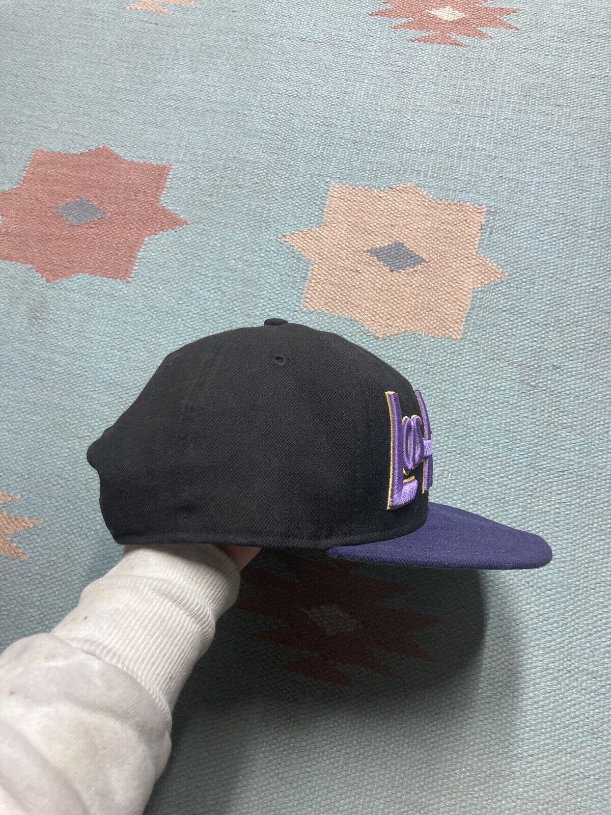 Mitchell & Ness × Vintage Mitchell Ness hat Los Angeles lakers hardwood classics wool Size ONE SIZE - 8 Thumbnail