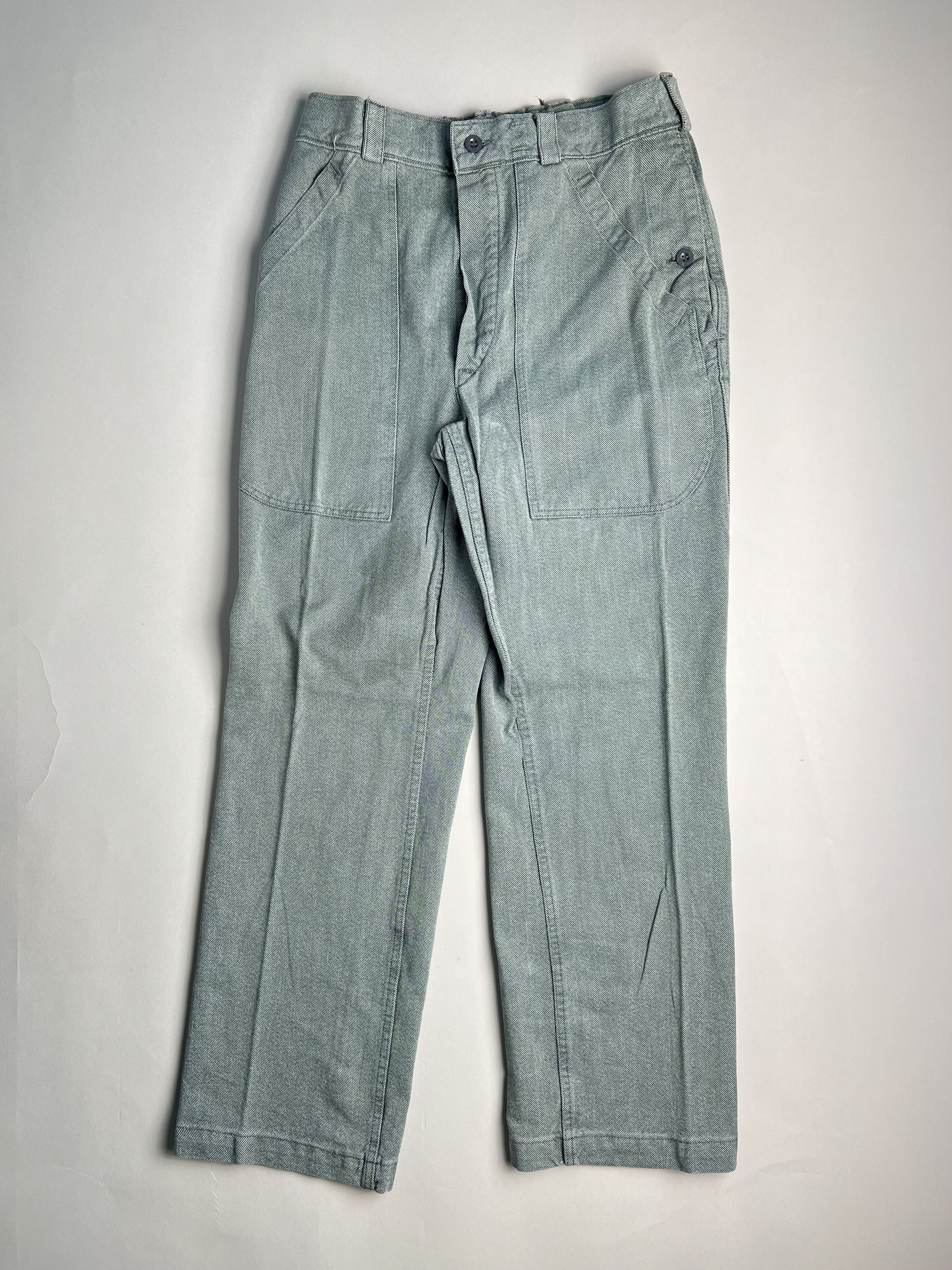 Military × Vintage SWISS ARMY DENIM VINTAGE WORK PANTS | Grailed