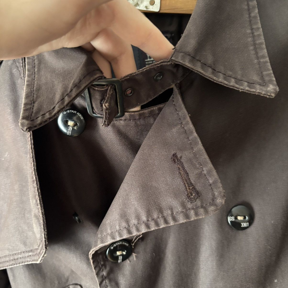 G-Star Vintage Y2K G-Star Raw SOLID TRENCH WMN Jacket Grunge Size M / US 6-8 / IT 42-44 - 4 Thumbnail