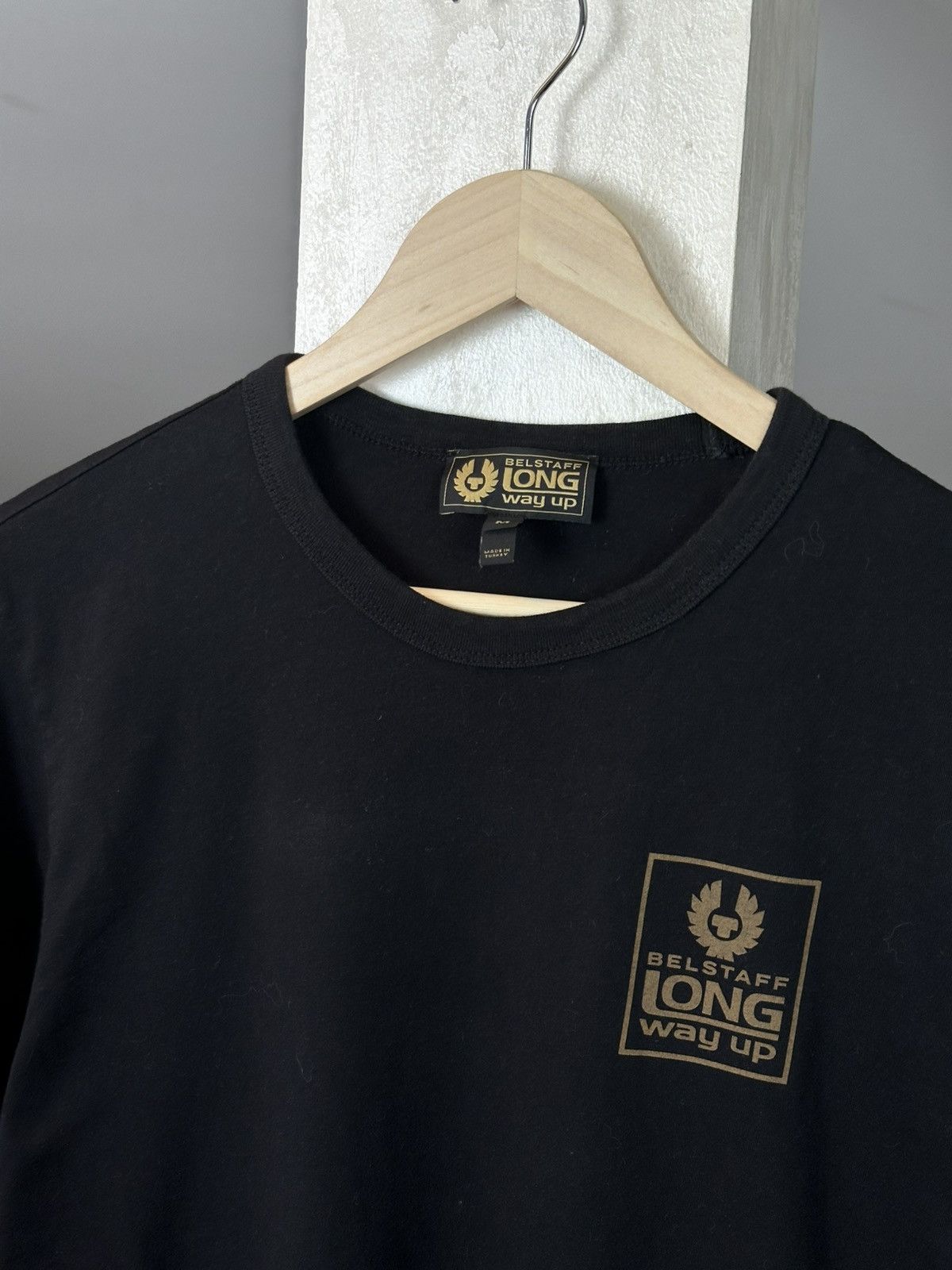 Belstaff Belstaff Graphic Print Logo Black Tee T-shirt Size US M / EU 48-50 / 2 - 4 Thumbnail