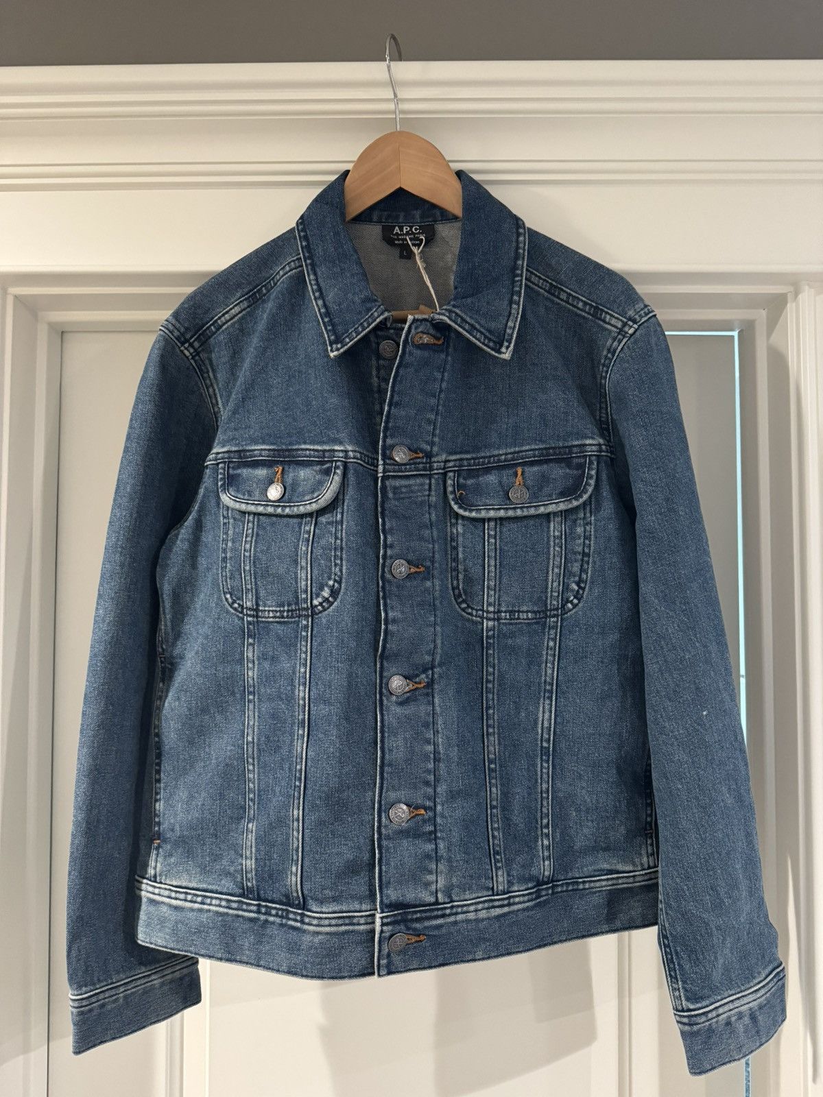 A.P.C. Veste Denim Jacket Size US L / EU 52-54 / 3 - 1 Thumbnail