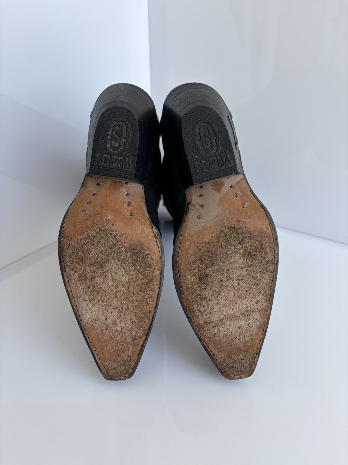 Sendra Sendra Western Horse Gaucho Leather Cowboy Boots Handmade Size US 7 / EU 40 - 11 Thumbnail