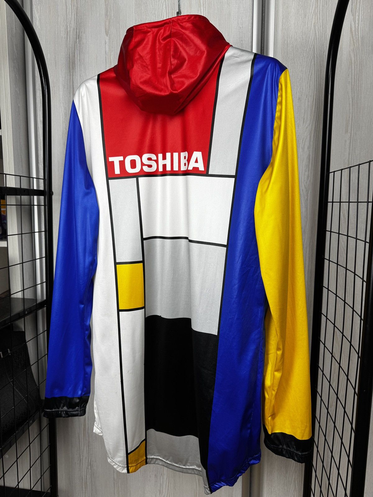 Vintage Vintage 70s 80s Toshiba Mens warm cycling hoded jacket 5 Size US XL / EU 56 / 4 - 8 Thumbnail