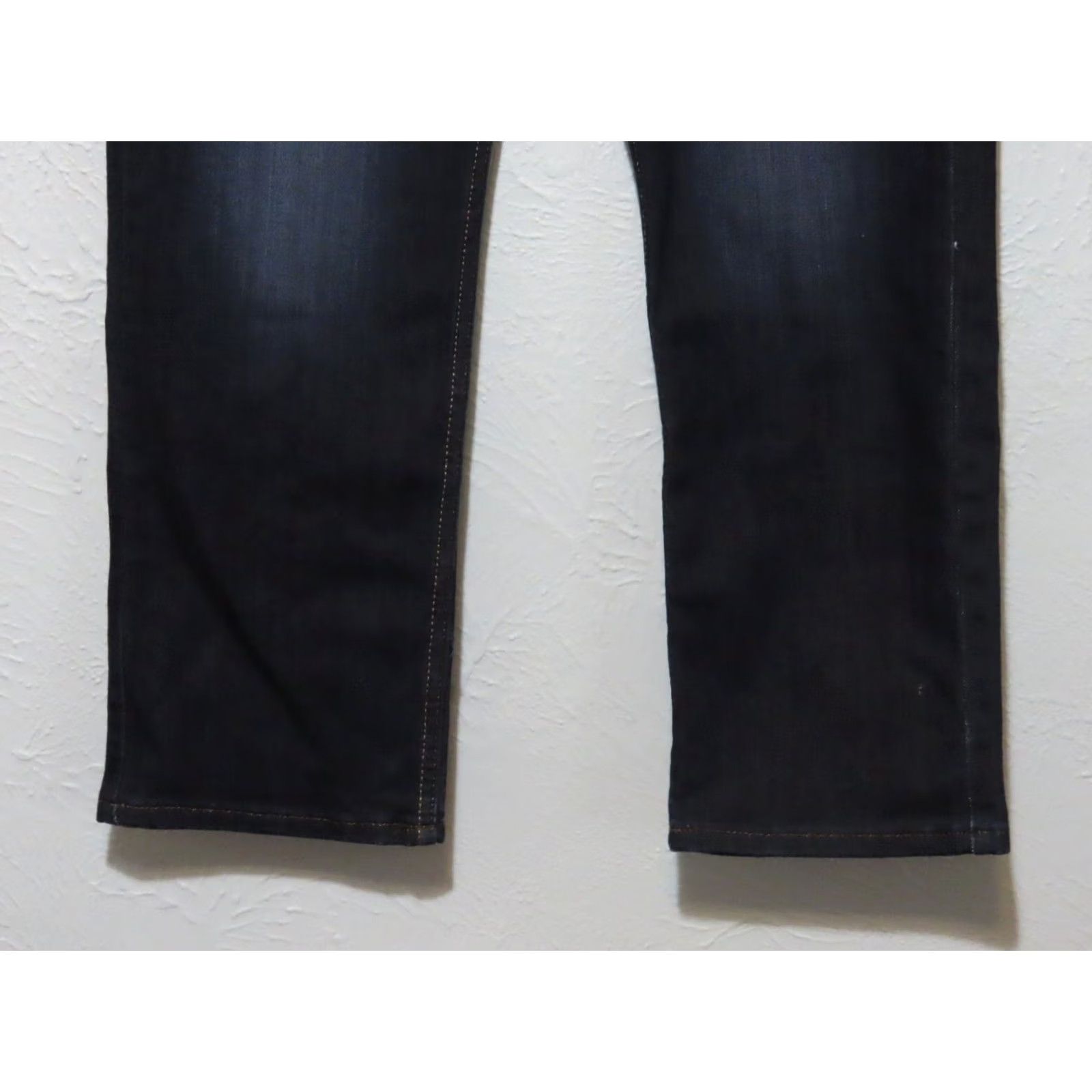 Lee Lee Jeans Women 12 Petite Deep Dyed Midrise Regular Straight Leg Blue NWT Size 34" / US 12 / IT 48 - 2 Thumbnail