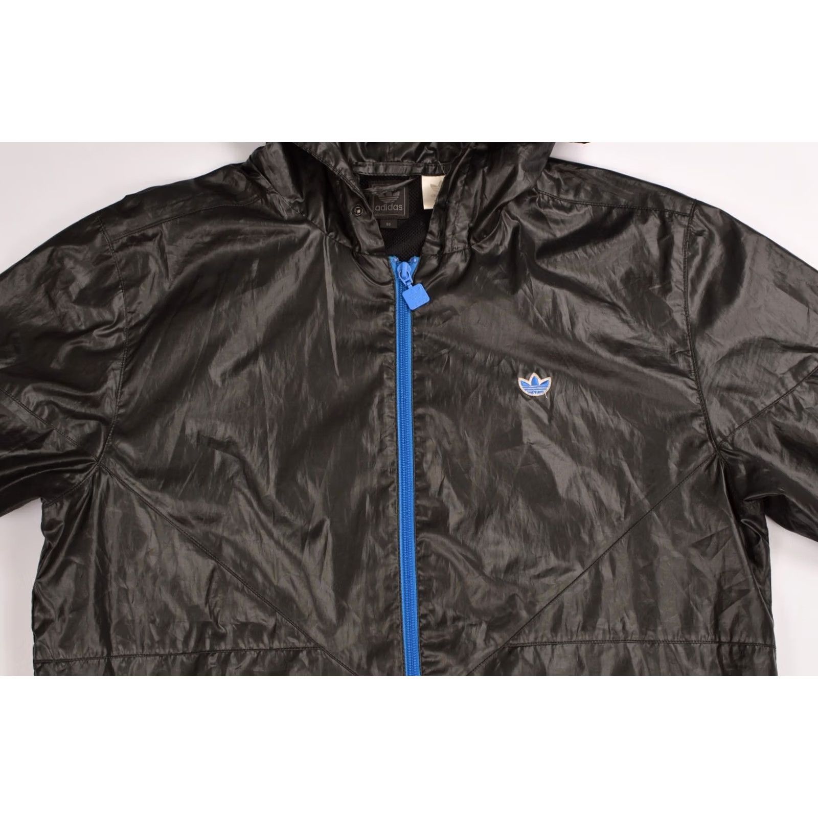 Adidas VINTAGE Adidas Originals AC WB P01253 Parachute Jacket Windbreaker Black M Adult 50 XS? Size US M / EU 48-50 / 2 - 2 Thumbnail