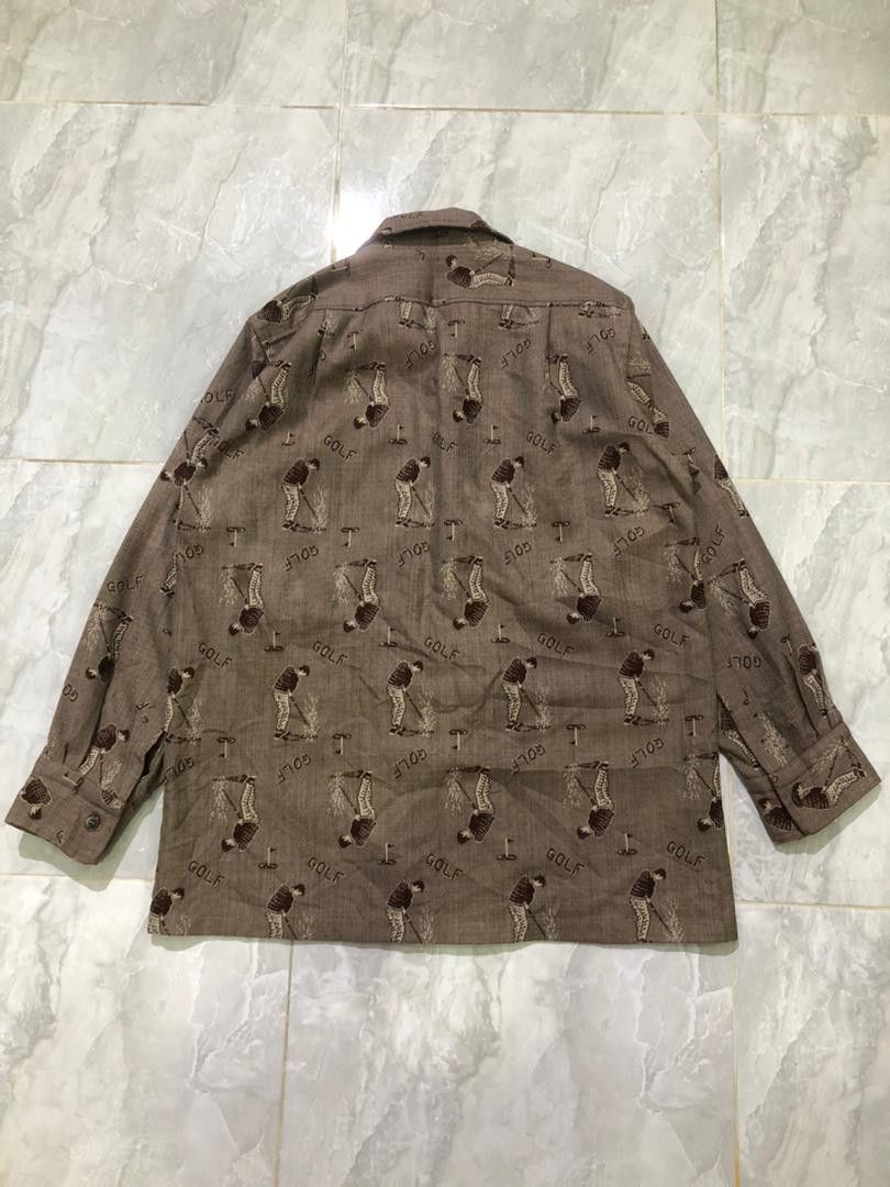 Vintage Vintage All Over Print Golf button-ups shirt Size US S / EU 44-46 / 1 - 11 Thumbnail
