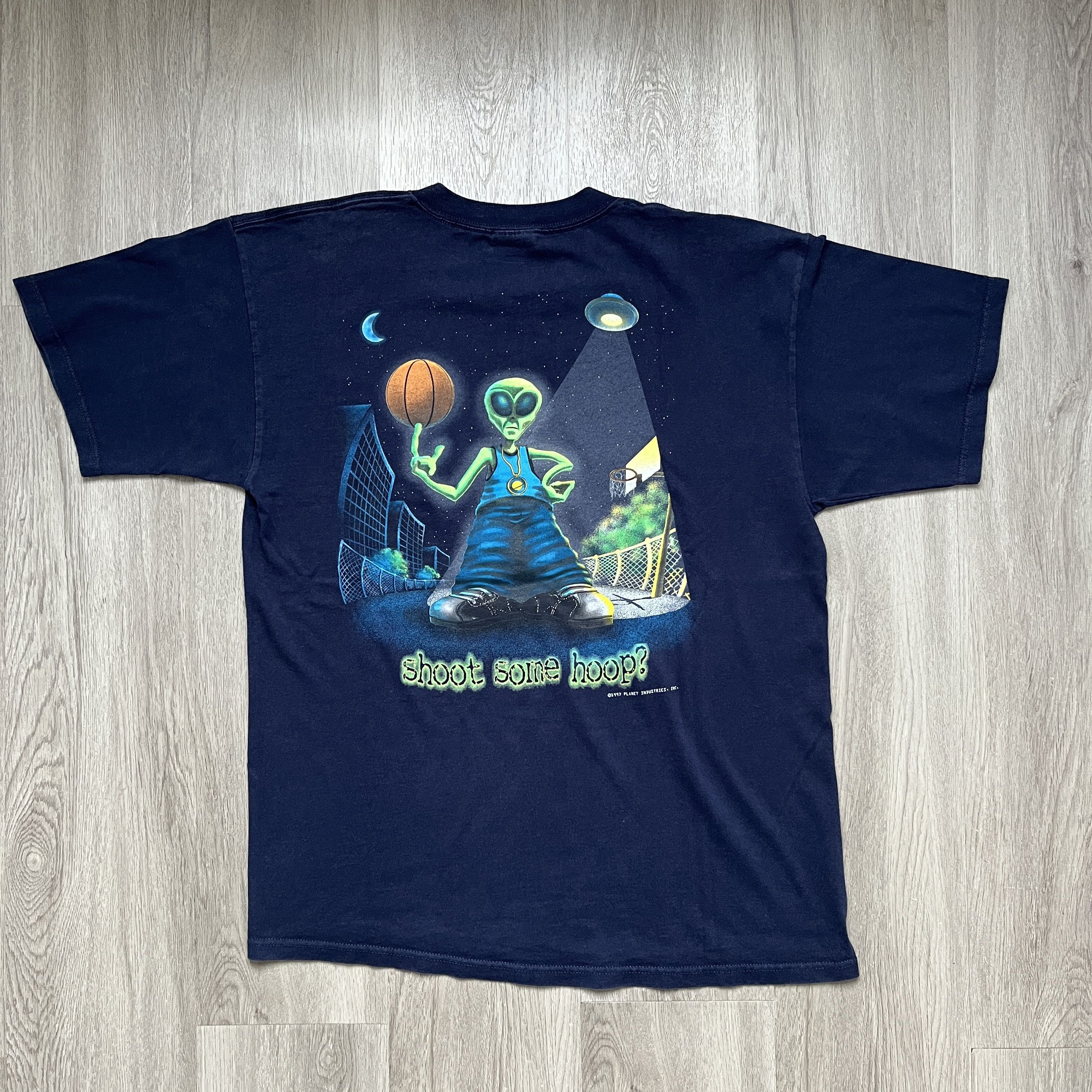 Vintage Vintage 1997 Planet Industries T Shirt Size US L / EU 52-54 / 3 - 2 Thumbnail
