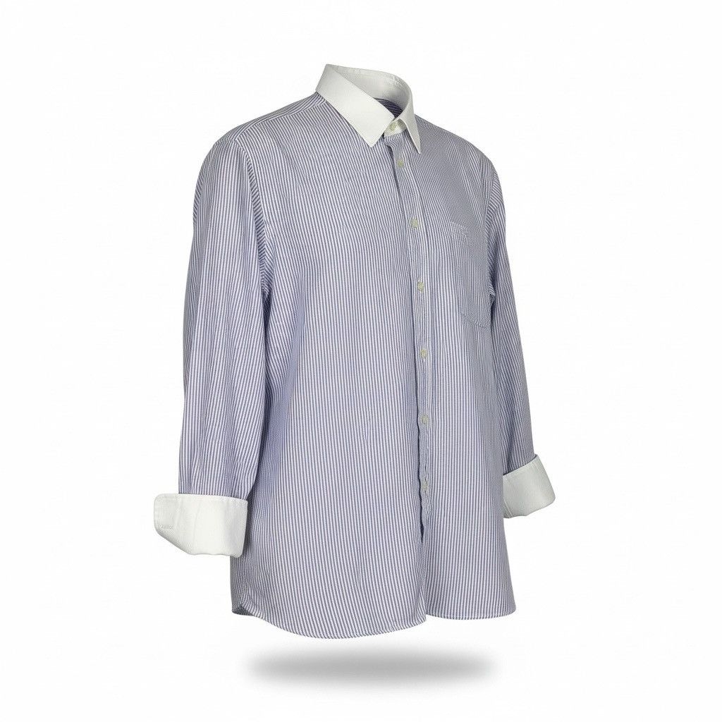 Alfred Dunhill Vintage Dunhill Ordermade button ups shirt Size US L / EU 52-54 / 3 - 1 Thumbnail