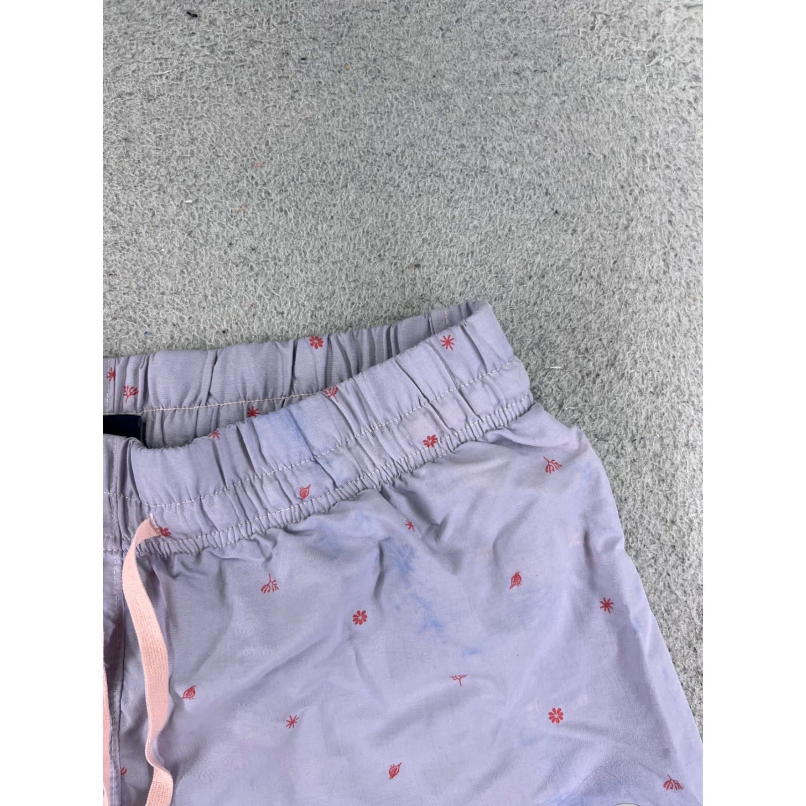 The North Face The North Face Shorts Women Medium Purple Floral Elastic Waist Run Gym 32x2 READ Size 32" / US 10 / IT 46 - 5 Thumbnail