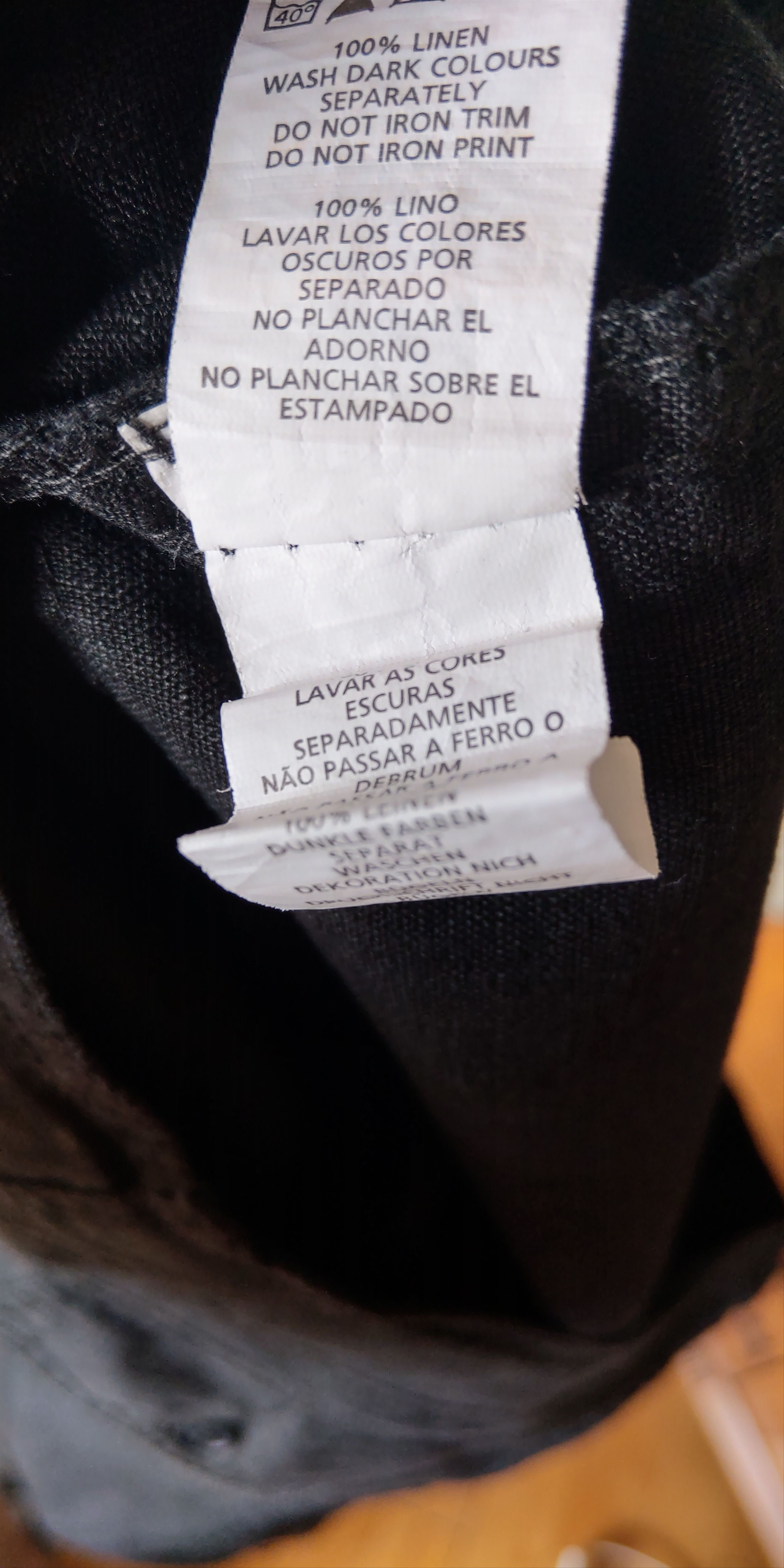 Vintage 100% Linen Pants Wide Minimal Flared y2k Vintage Darkfashion Size US 34 / EU 50 - 10 Thumbnail