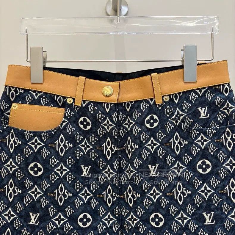 Louis Vuitton Louis Vuitton 1854 Collection Patchwork Leather Jeans Size US 36 / EU 52 - 3 Thumbnail