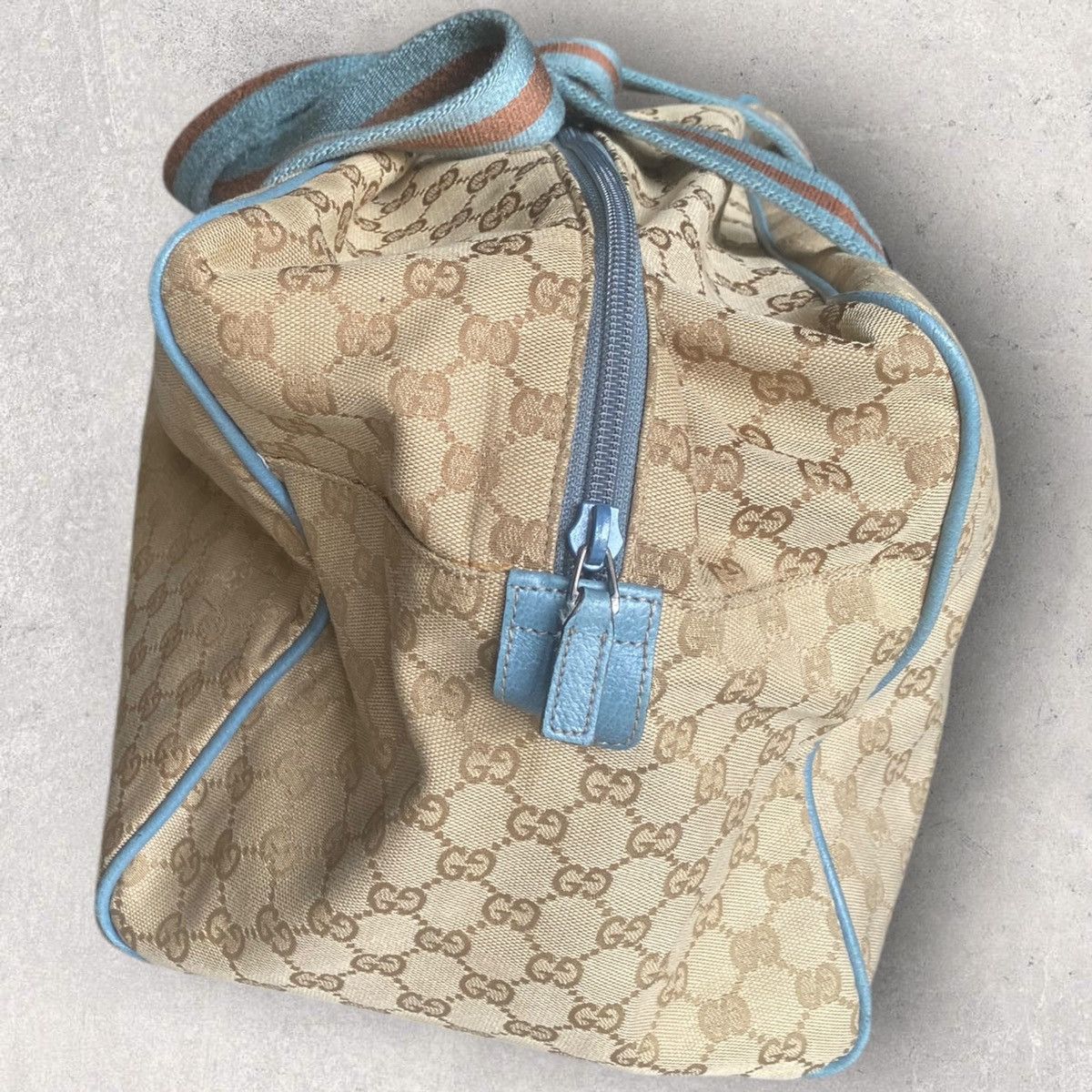 Gucci Gucci Boston Medium Web Handle Bag Size ONE SIZE - 4 Thumbnail