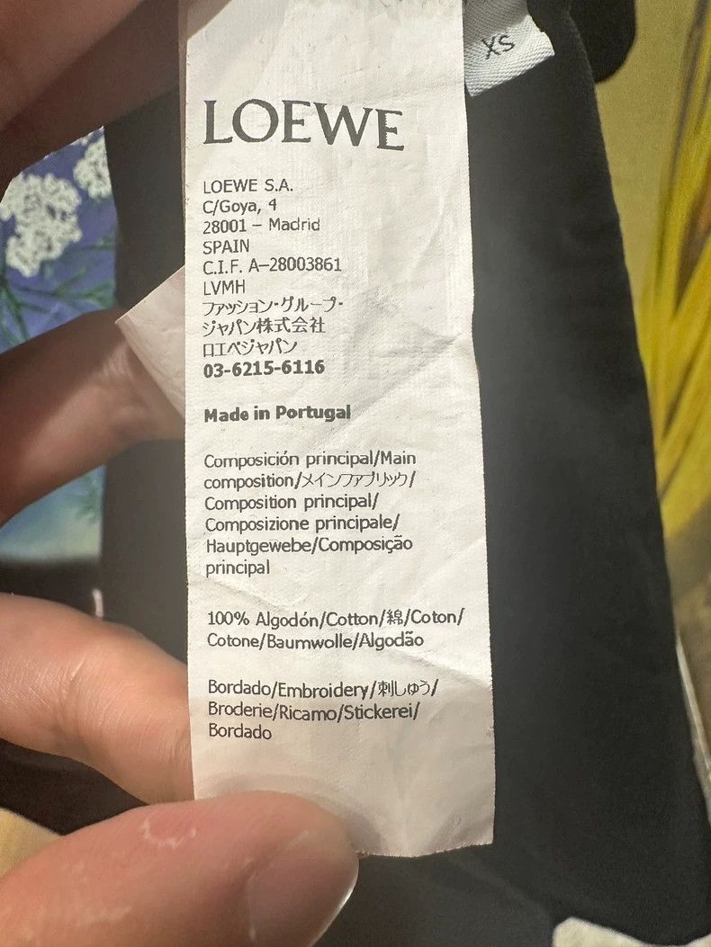 Loewe LOEWE Black short sleeves Size XS / US 0-2 / IT 36-38 - 5 Thumbnail