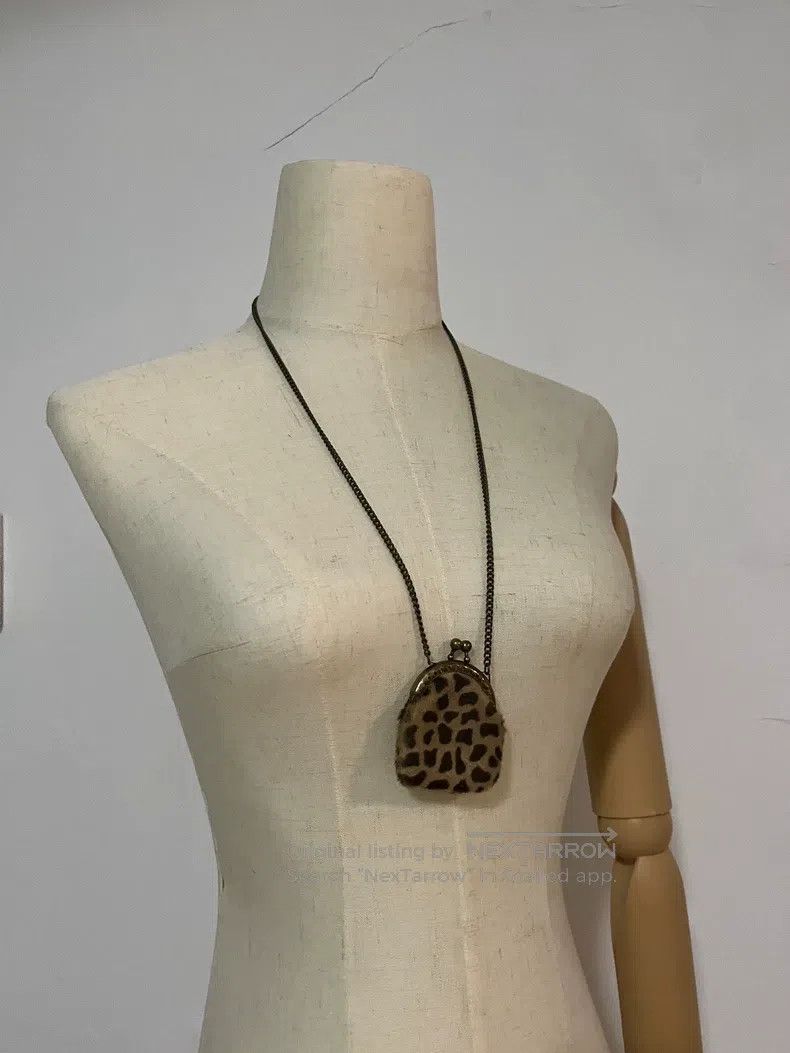 Yohji Yamamoto yohji yamamoto Mini clasp bag, necklace with leopard print Size ONE SIZE - 2 Thumbnail