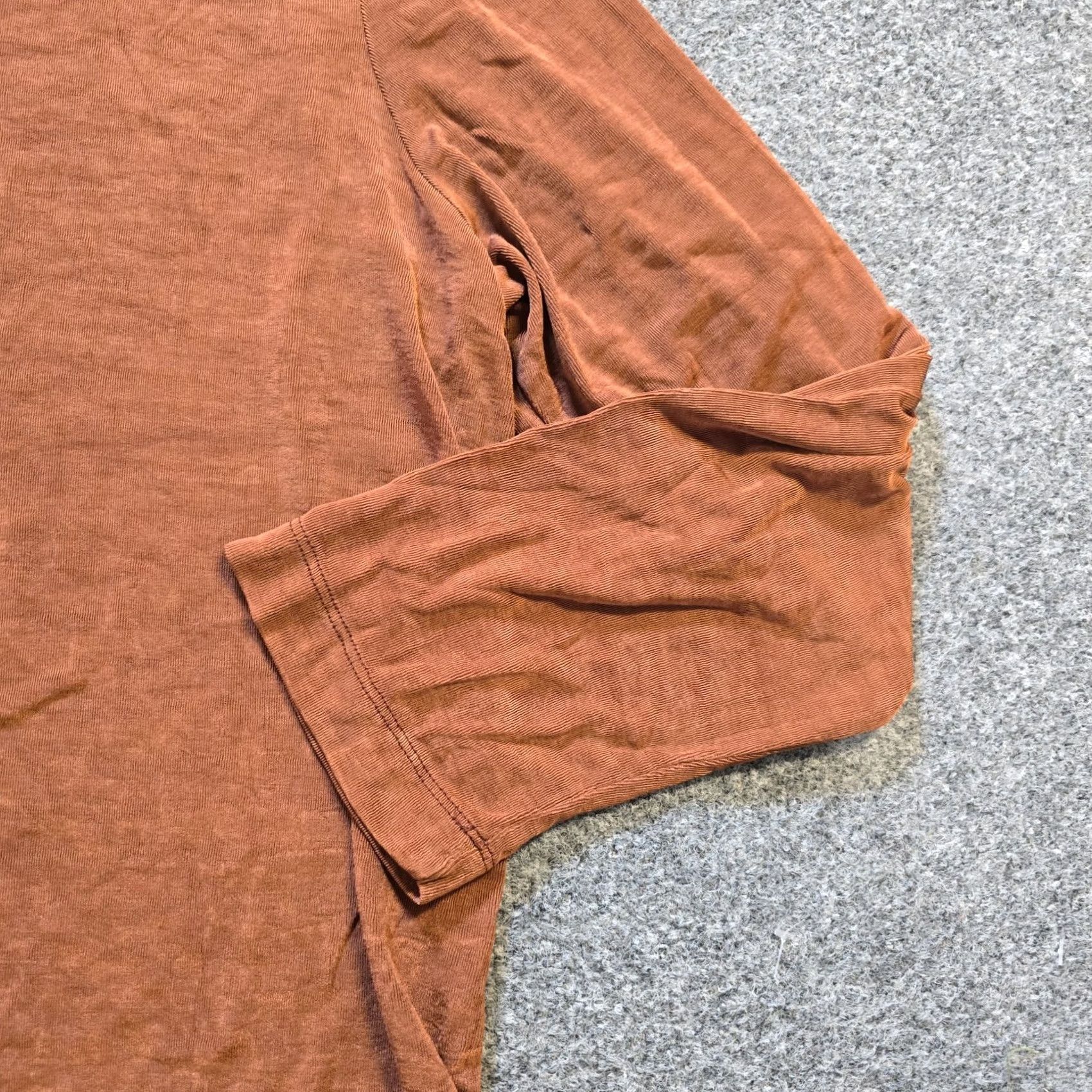 J Brand Slinky Brand Cardigan Womens XL Brown Long Sleeve Stretchy Knit Top Shirt Womens Cardigan - Size XL / US 12-14 / IT 48-50 - 5 Thumbnail