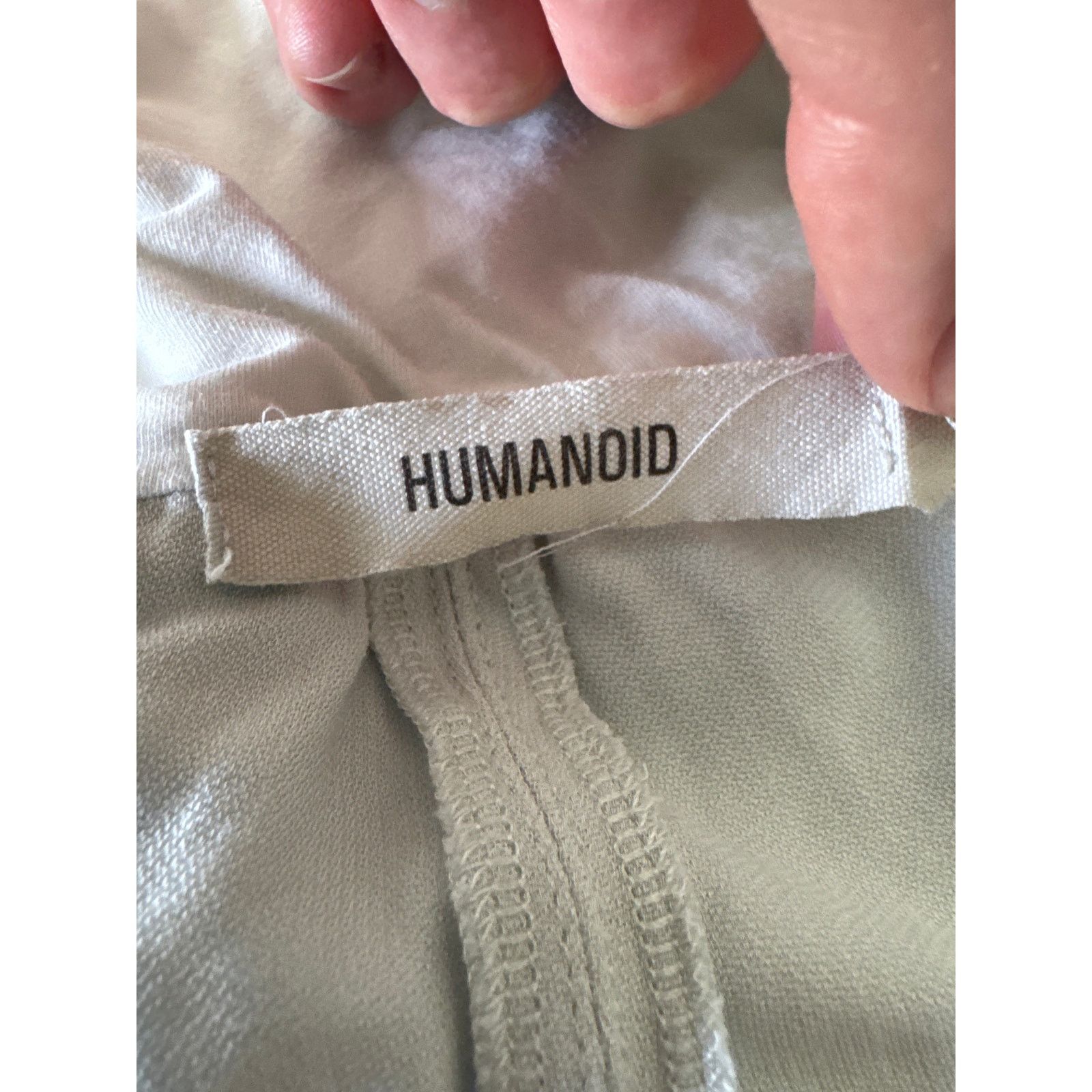 HUMANOID HUMANOID Pull on Ankle Pants Gray 100% Viscos Size XS Size 26" / US 2 / IT 38 - 3 Thumbnail