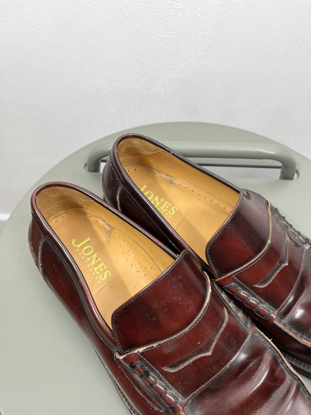 Other Jones Bootmaker Leather Penny Loafers Brown Size 9.5 UK Size US 10 / EU 43 - 3 Thumbnail