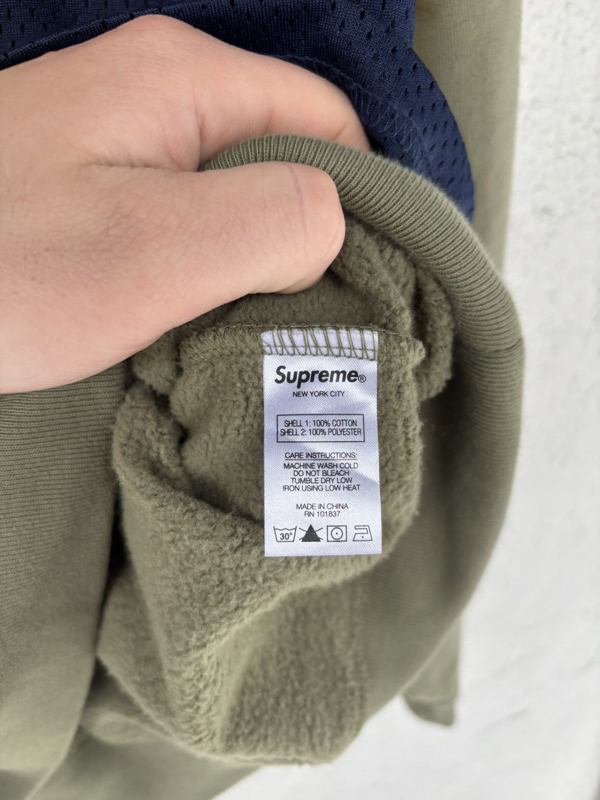 Supreme Supreme jersey hoodie Size US M / EU 48-50 / 2 - 5 Thumbnail