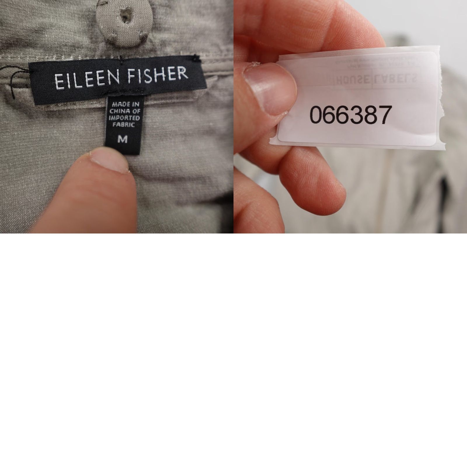 Eileen Fisher Eileen Fisher Jacket Womens M Gray Asymmetrical Full Zip Lightweight Collared Pockets Mid-Length Size M / US 6-8 / IT 42-44 - 8 Thumbnail