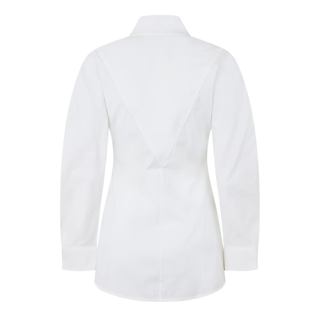 Bottega Veneta Bottega Veneta Regular Fit Long Sleeve Shirt in White Size M / US 6-8 / IT 42-44 - 2 Thumbnail