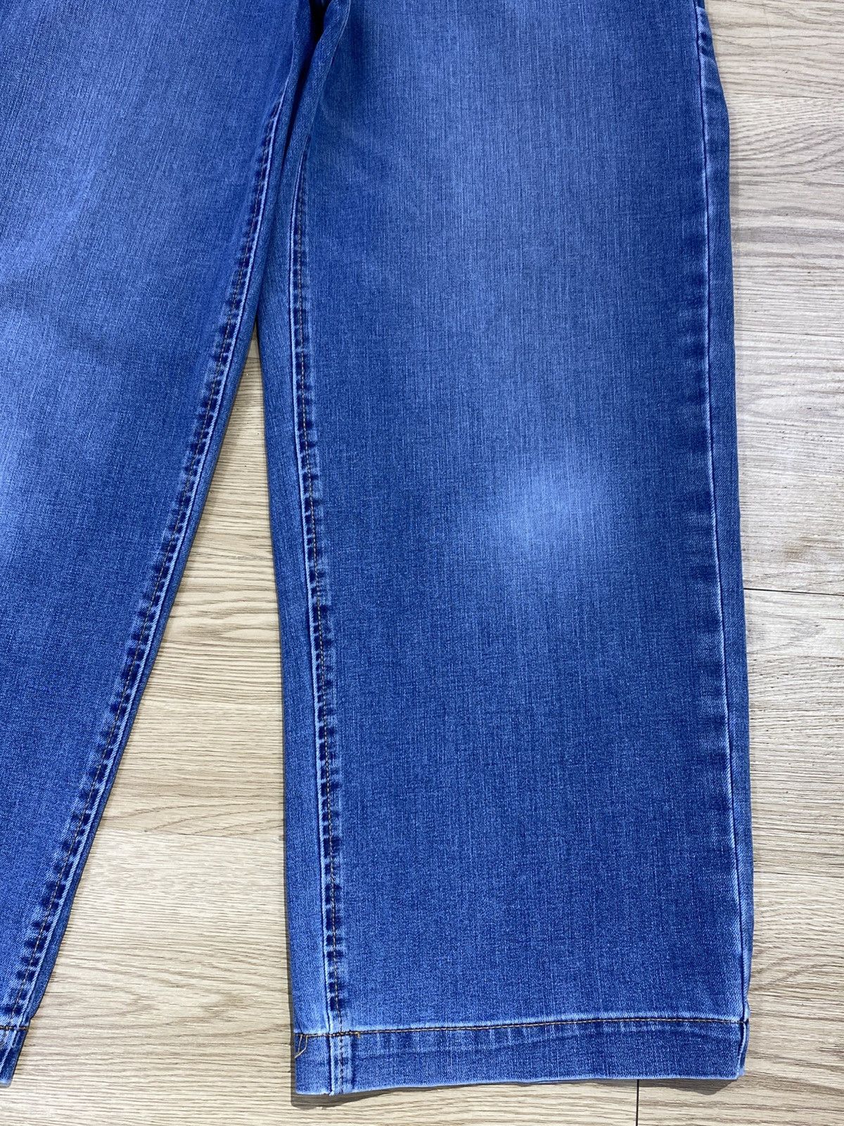 Japanese Brand Japanese Brand Acid Blue Wash Style Baggy Jeans Size US 28 / EU 44 - 8 Thumbnail