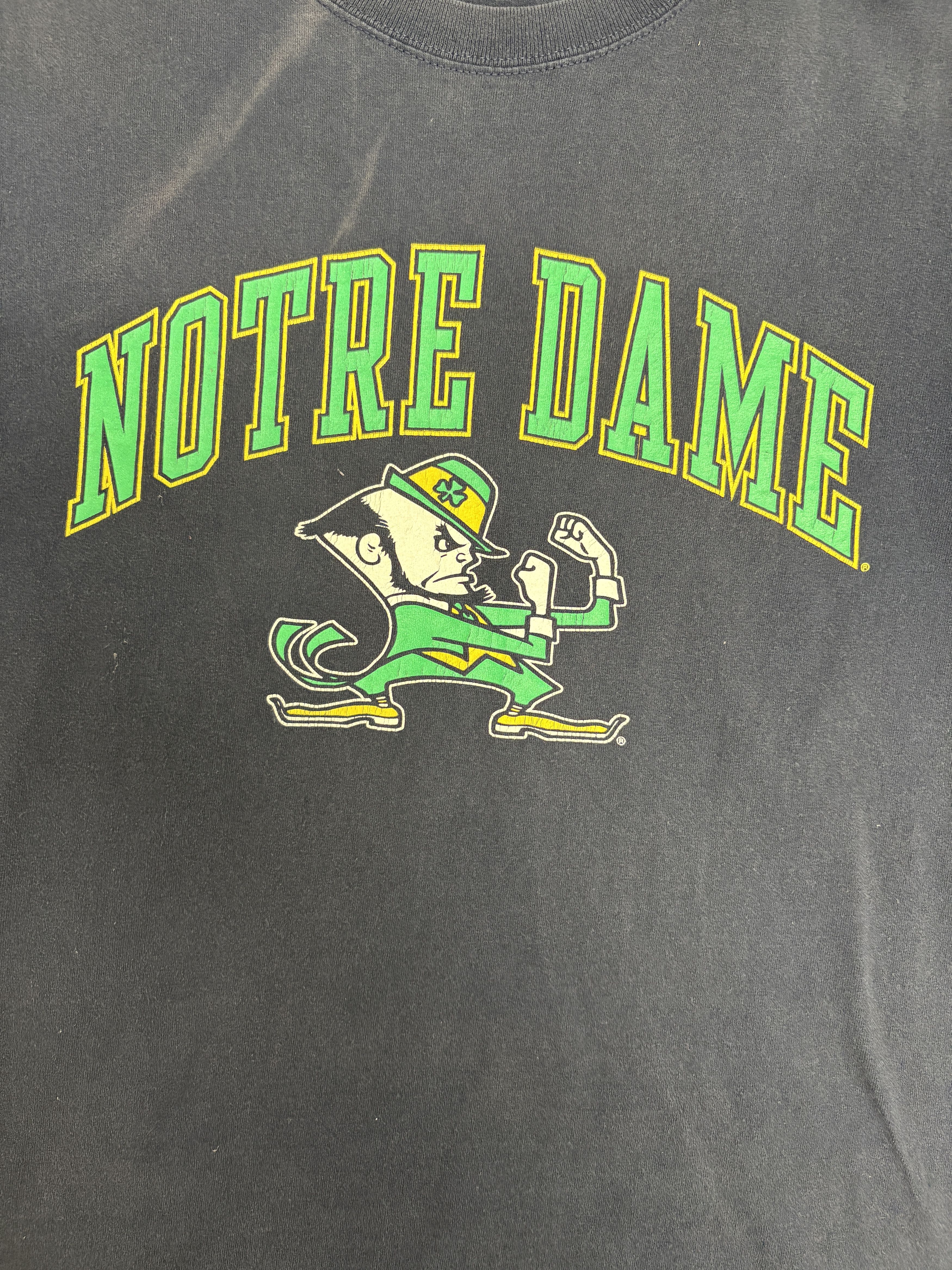 Vintage Notre Dame Fighting Irish Vintage T-Shirt Tee Size US M / EU 48-50 / 2 - 2 Thumbnail