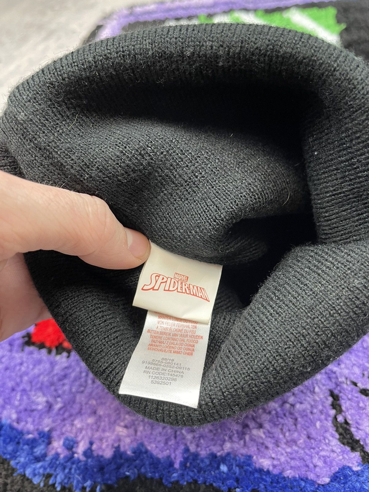 Marvel Comics Marvel Spider-man comics hat beanie Size ONE SIZE - 6 Thumbnail