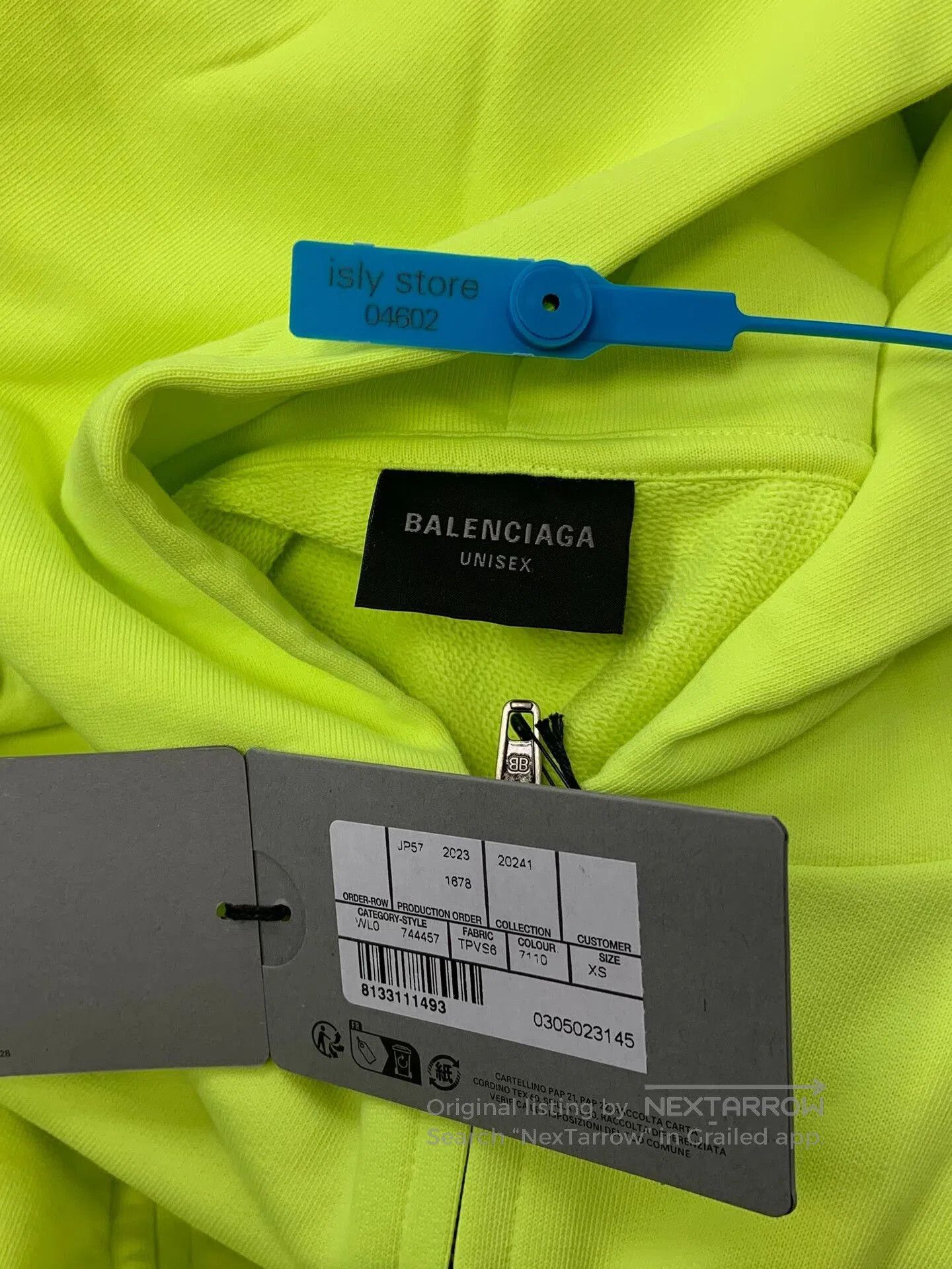 Balenciaga Balenciaga Paris Soccer Zip-Up Hoodie. Size US XS / EU 42 / 0 - 5 Thumbnail