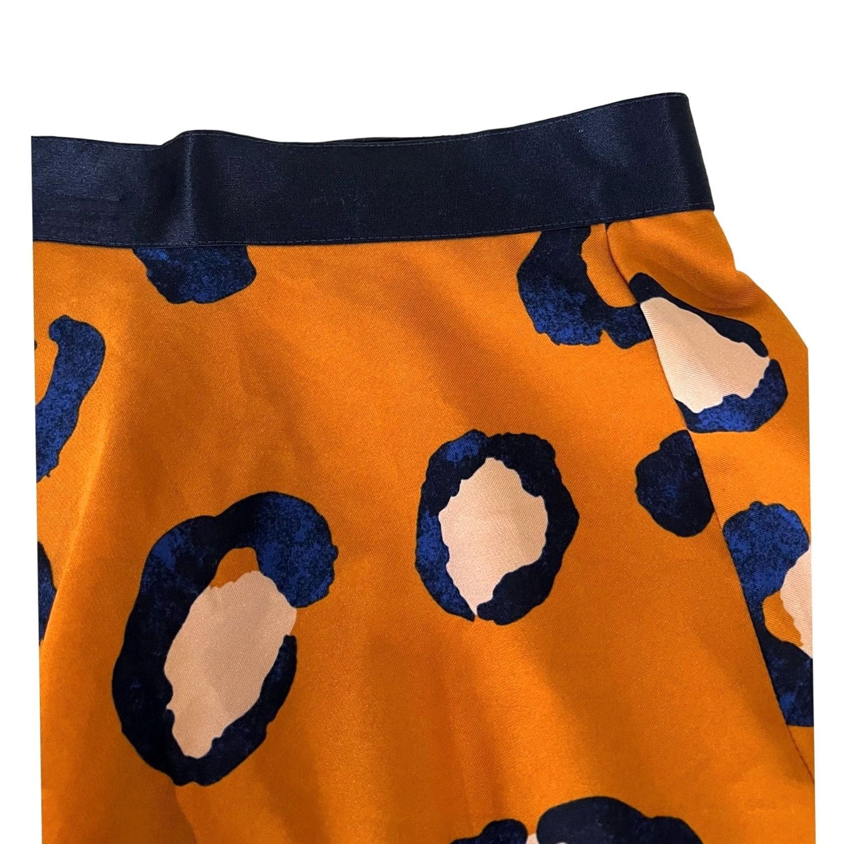 Vintage 3.1 Phillip Lim for Target Skirt Animal Leopard Print Skater Flare Mini size 6 Orange Womens Skirt Leopard 90s Theme Womens Size 28" / US 6 / IT 42 - 5 Thumbnail