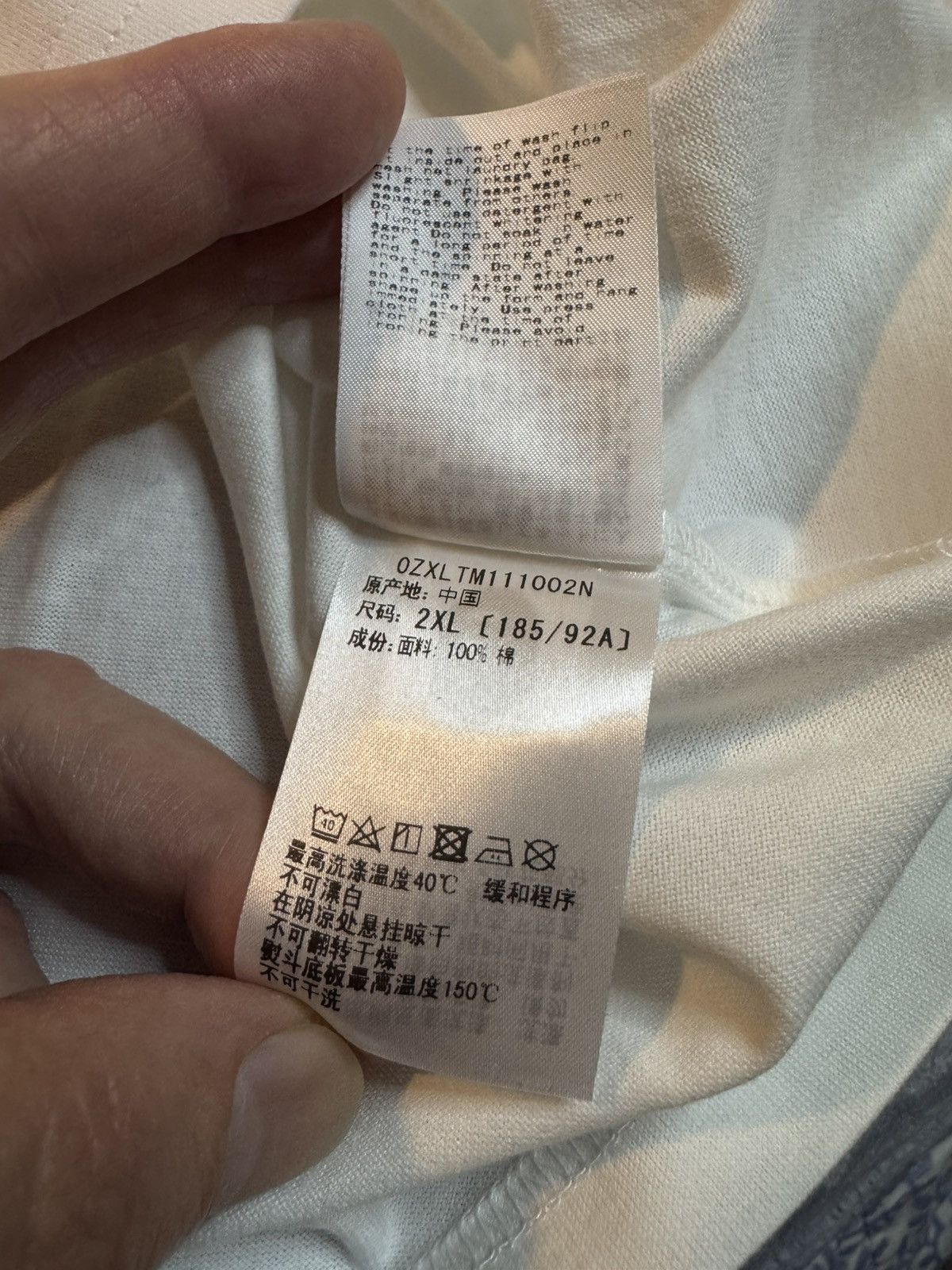 Bape Bape XXL Patchwork Print Long Sleeve Tee Size US XXL / EU 58 / 5 - 5 Thumbnail