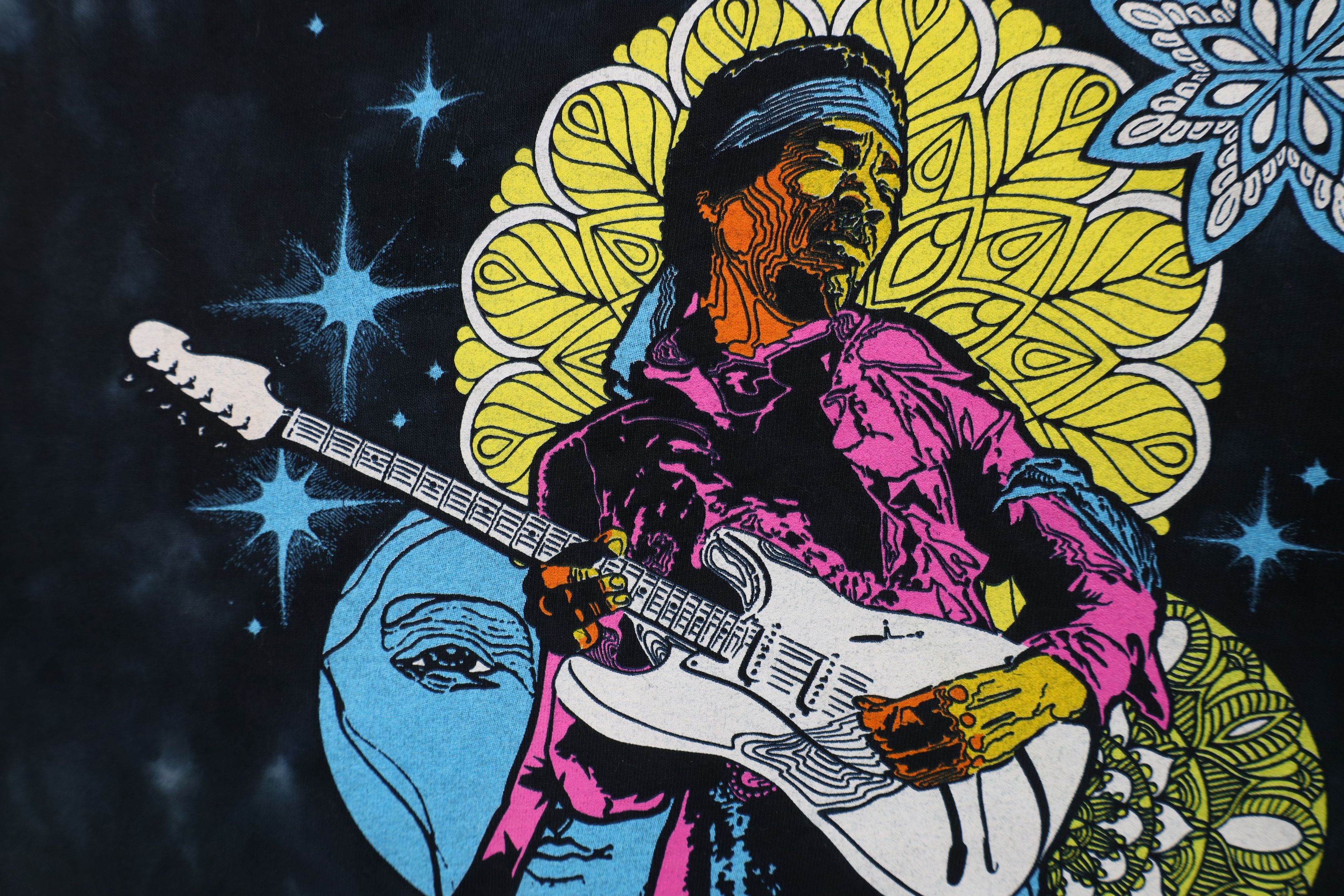 Liquid Blue Y2K Liquid Blue Wash Jimi Hendrix Band T-Shirt Moon Flower Size US L / EU 52-54 / 3 - 6 Thumbnail