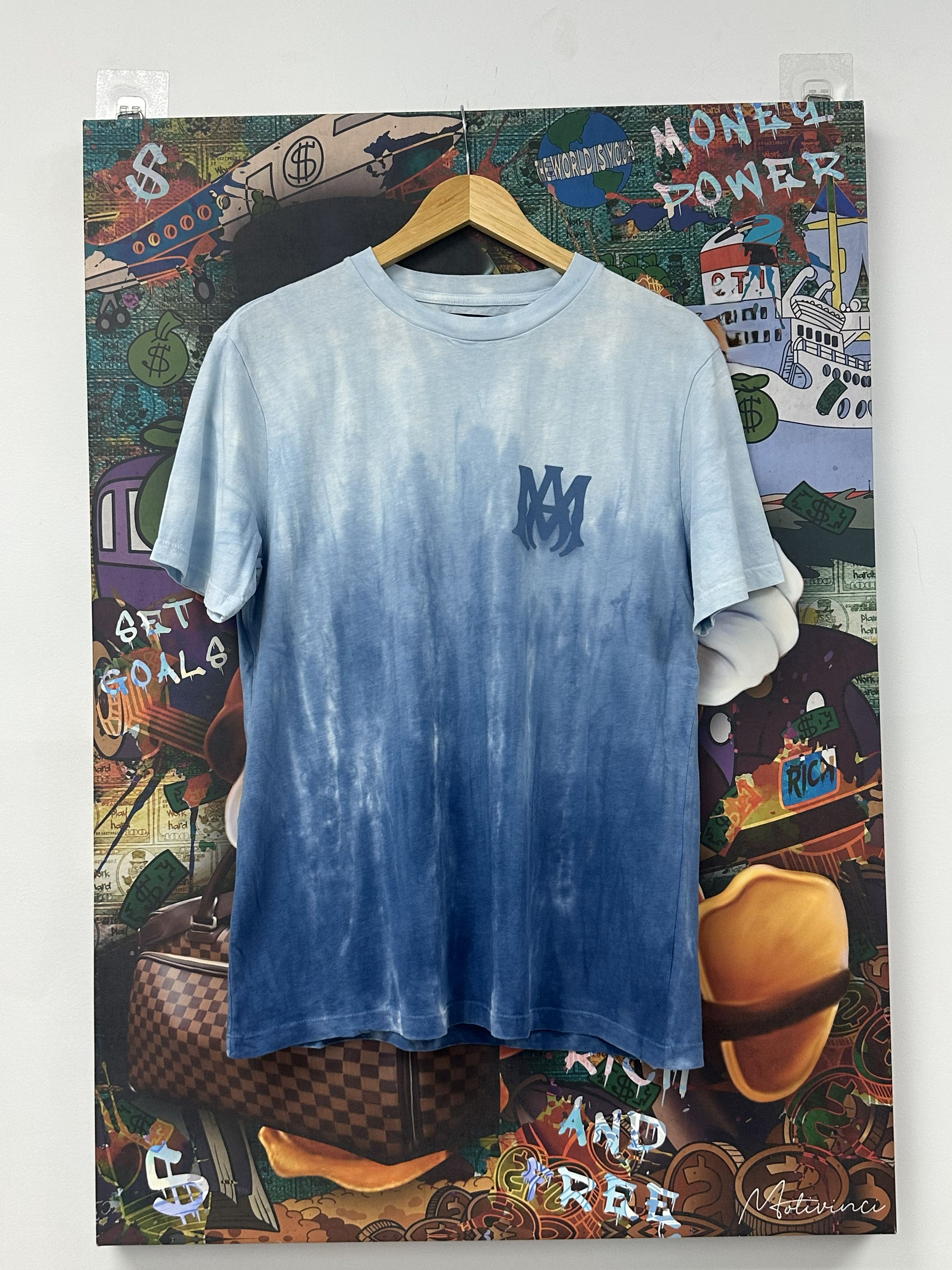Amiri Amiri Tee Blue Tye Dye Size US S / EU 44-46 / 1 - 1 Thumbnail
