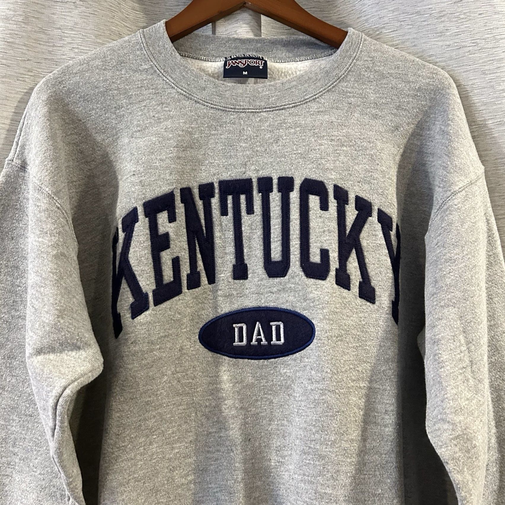 Vintage VINTAGE Kentucky University Jansport Crewneck Sweatshirt Medium Men Gray M Pullover Sweatshirt University Mens Size US M / EU 48-50 / 2 - 3 Thumbnail